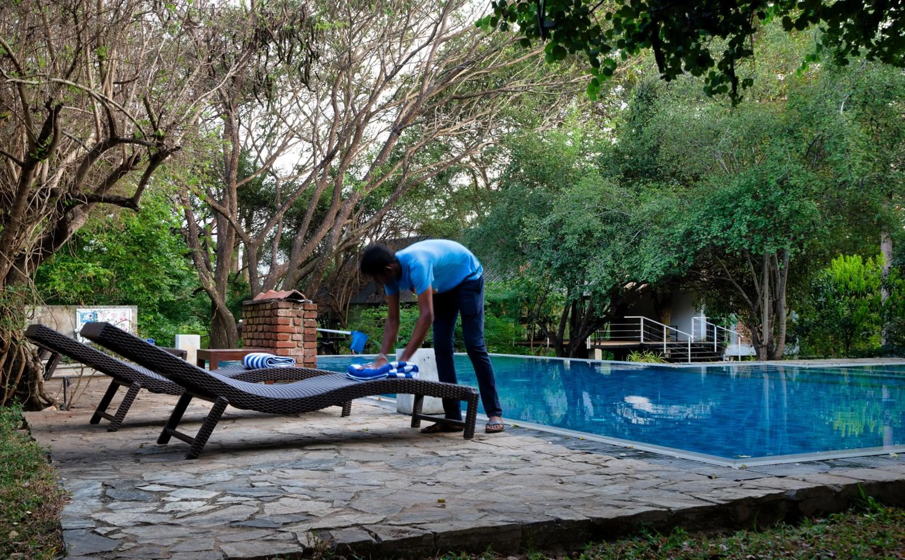 Swimming pool in Lario Resort Sigiriya
