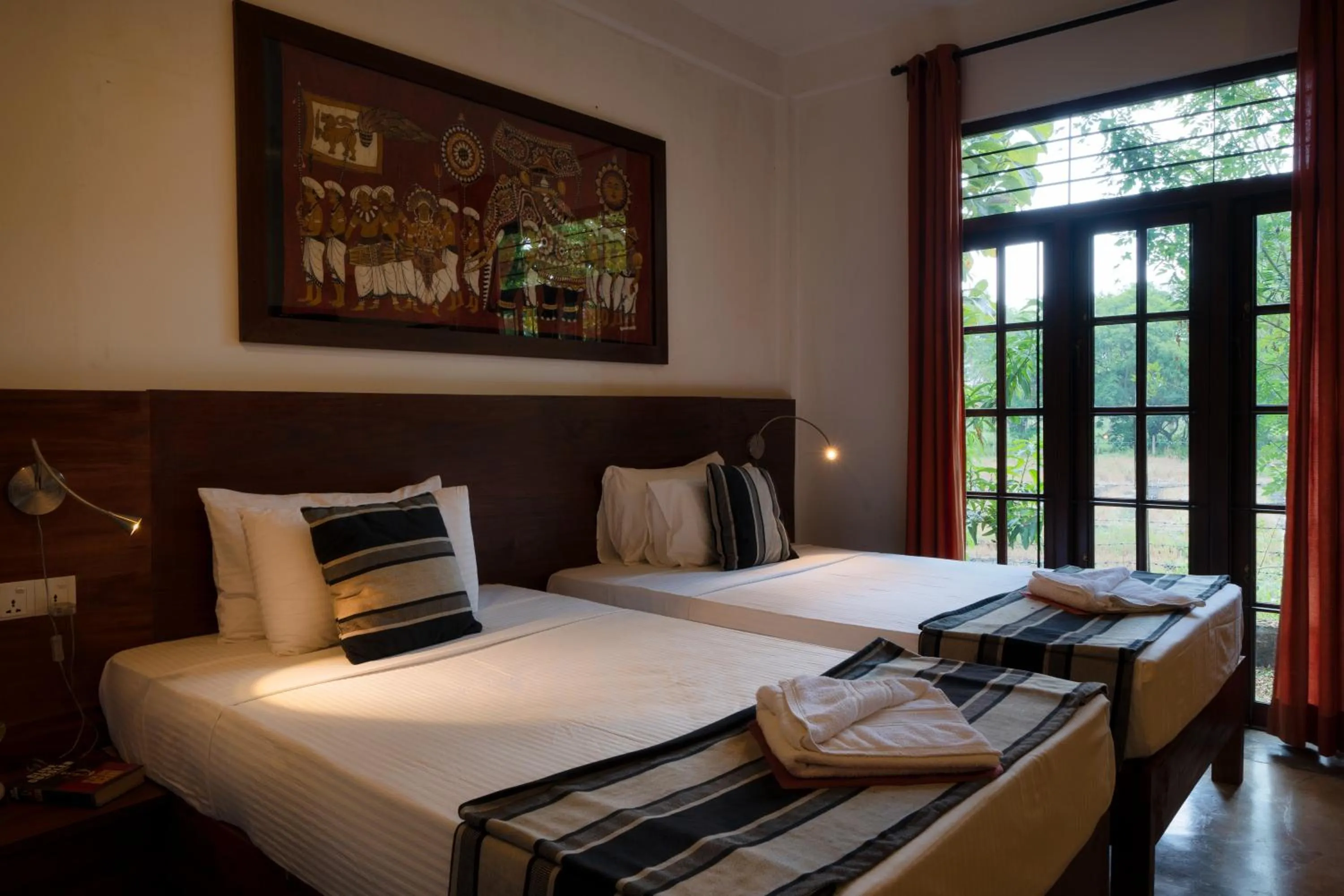 View (from property/room), Bed in Lario Resort Sigiriya
