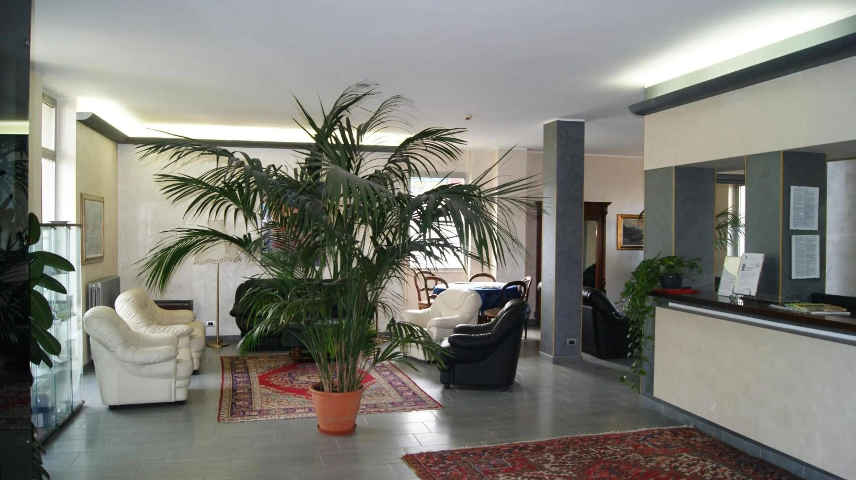 Lobby or reception in Hotel Ristorante Novara Expo