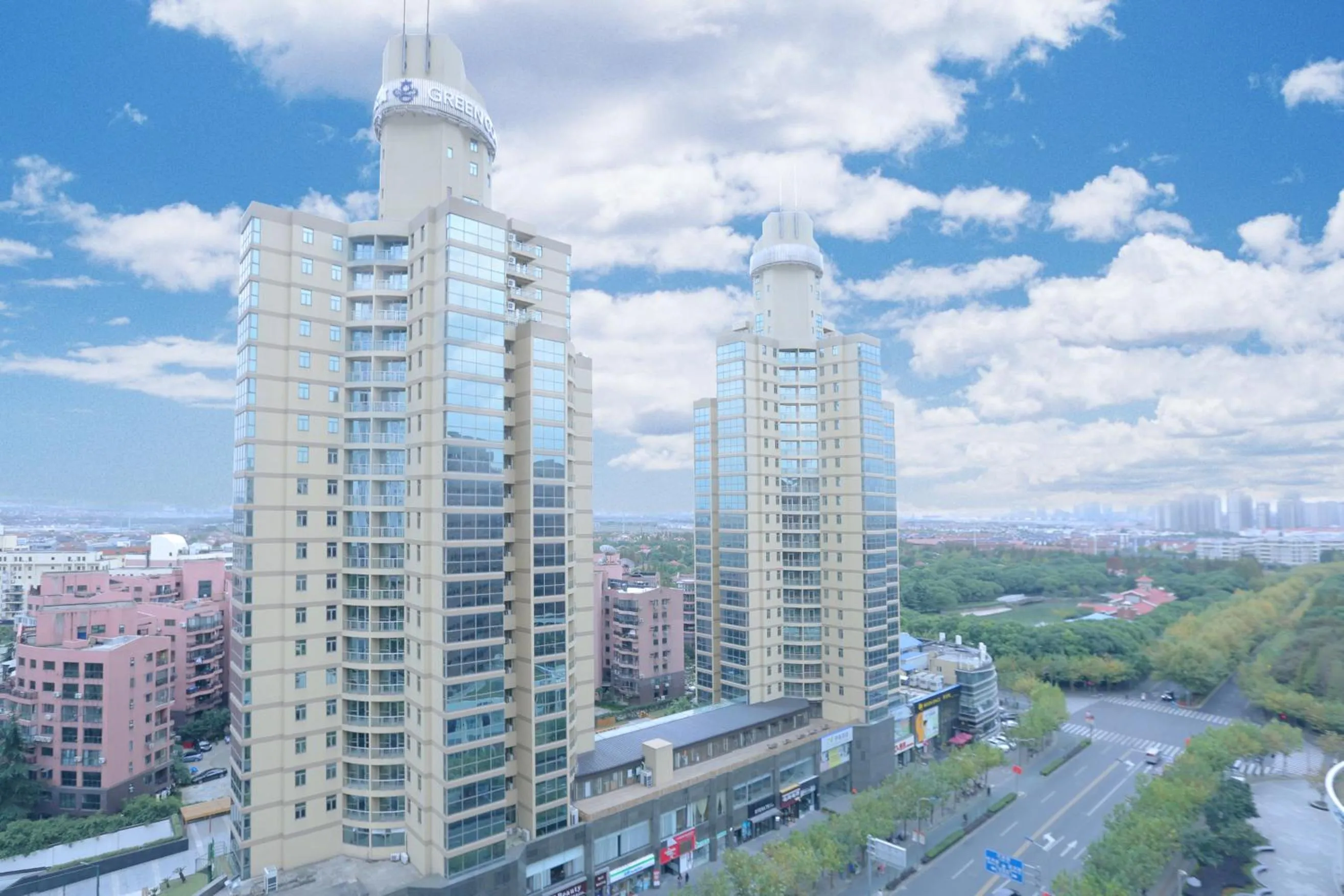 Property building in Green Court Residence Jinqiao Diamond Shanghai