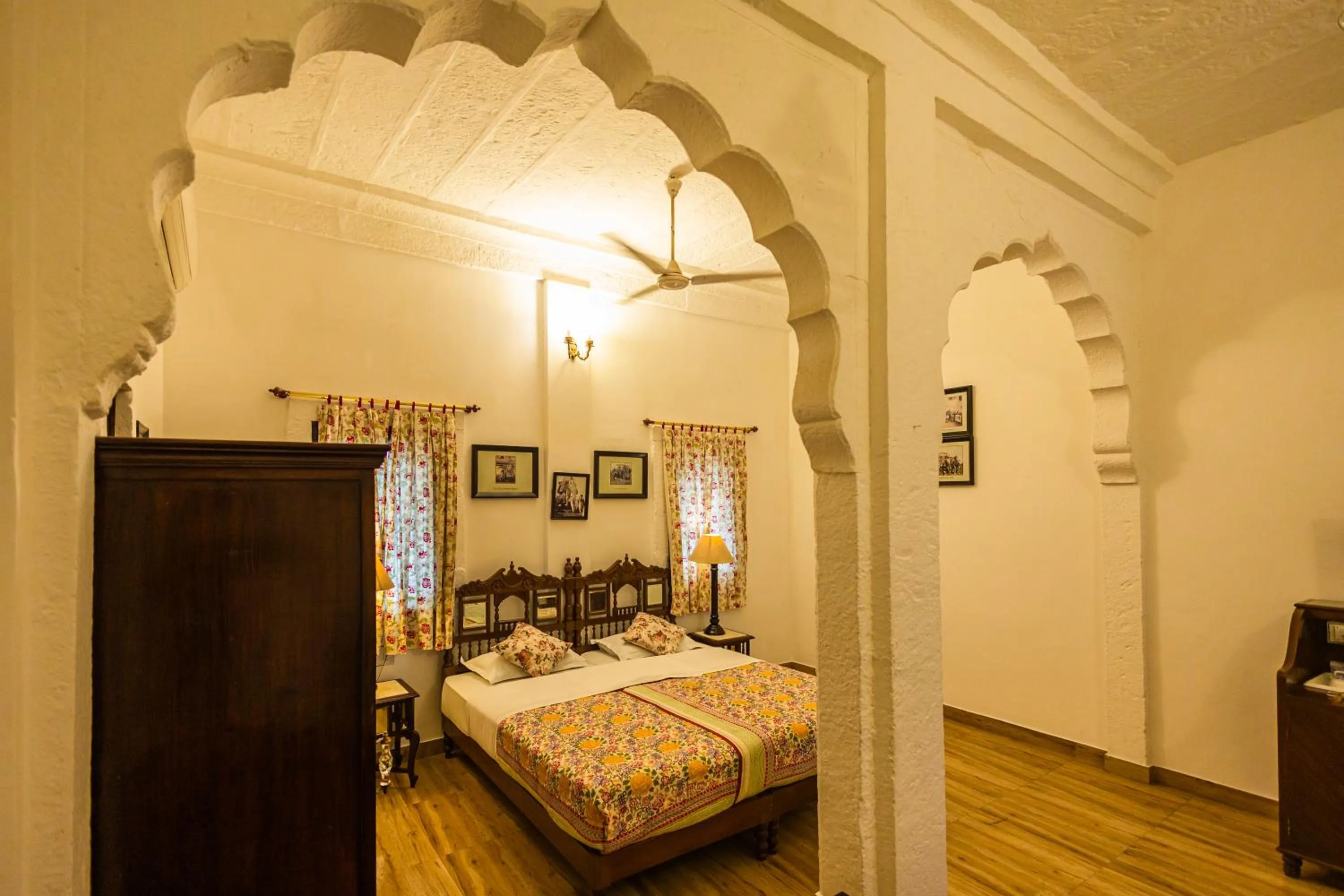 Bed in Haveli Inn Pal