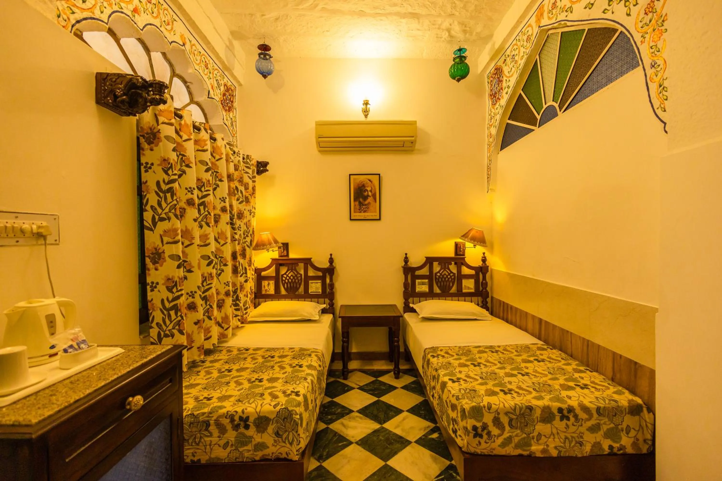 Bed in Haveli Inn Pal