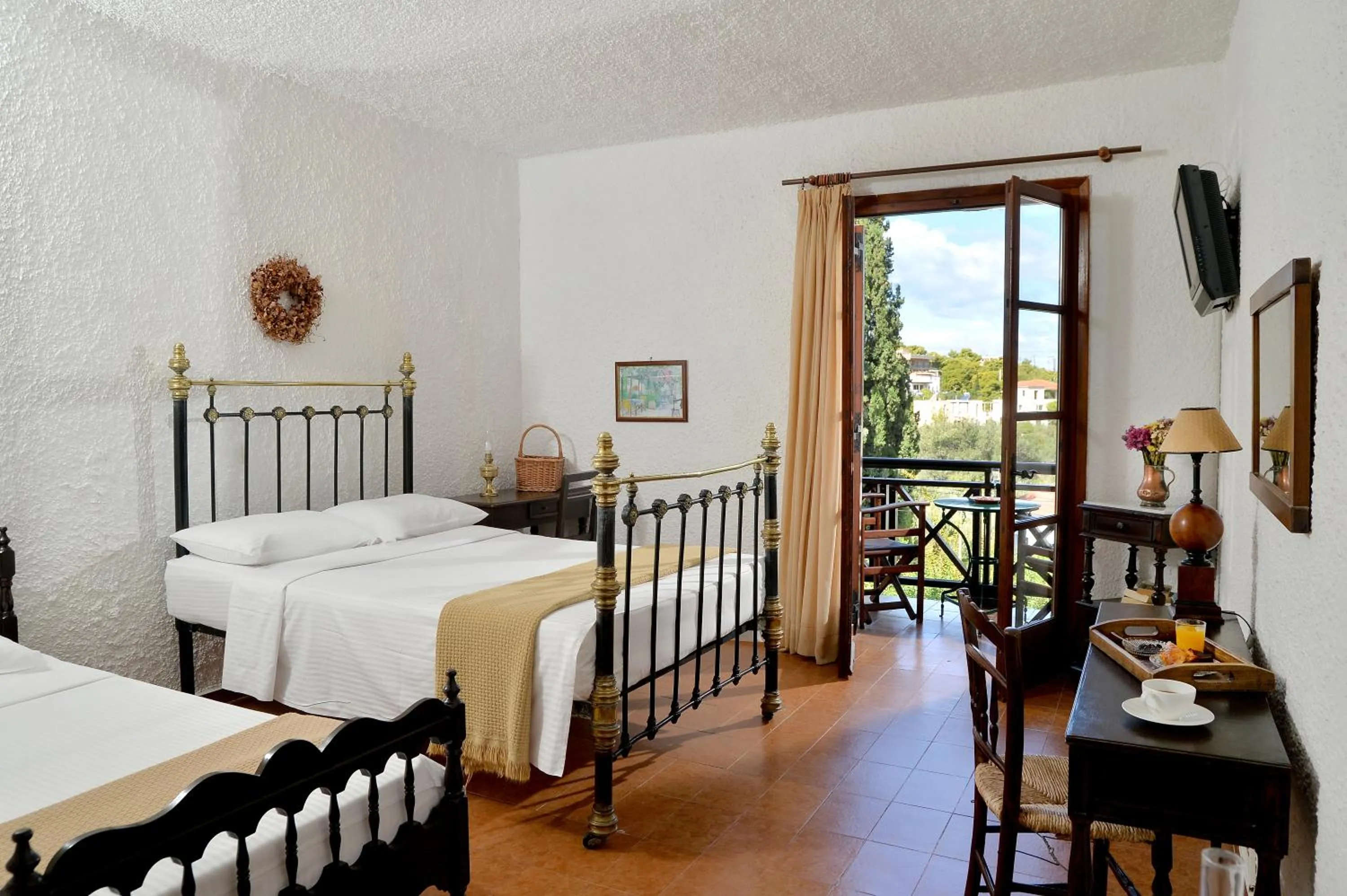 Bed in Vagia Traditional, Aegina Island