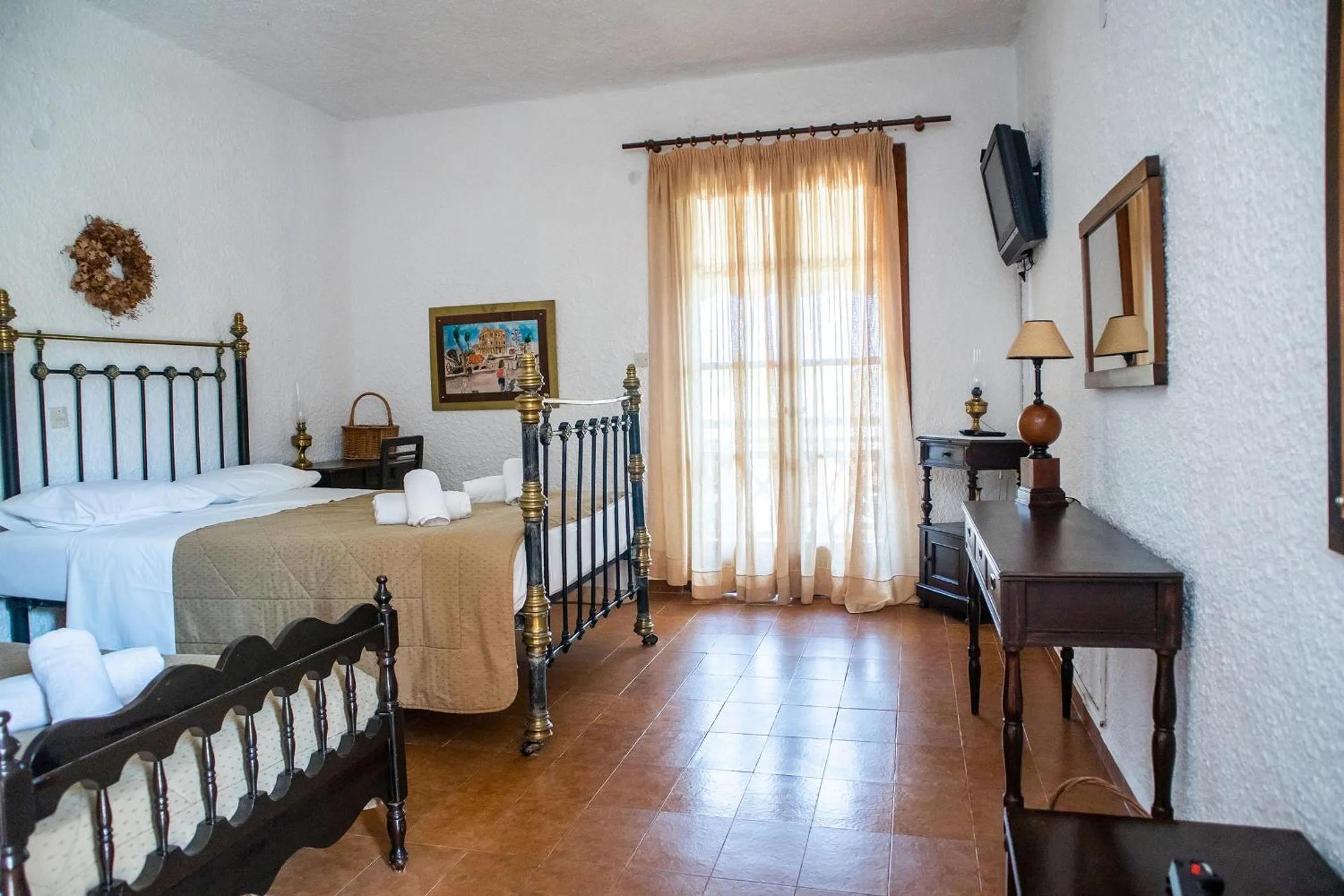 Bed in Vagia Traditional, Aegina Island