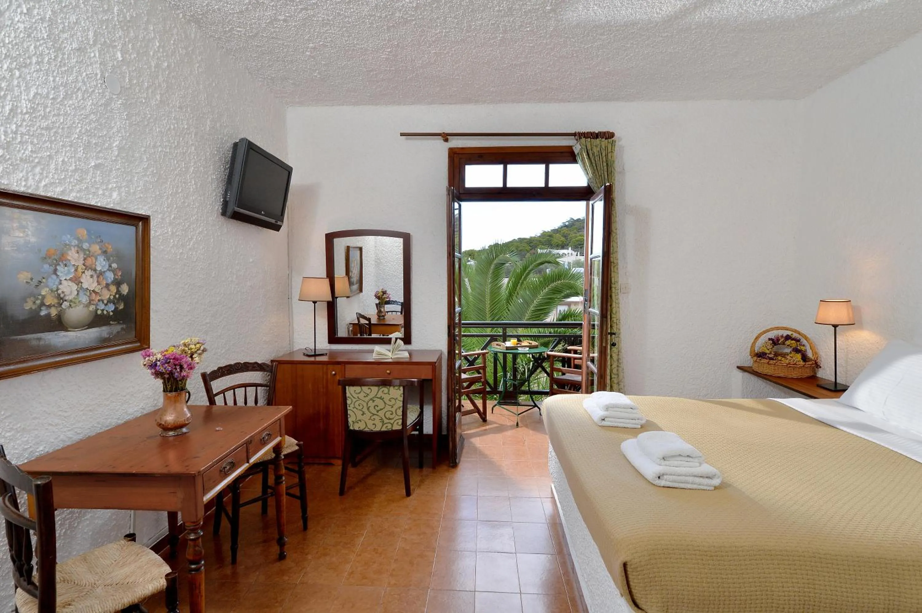 Bed in Vagia Traditional, Aegina Island