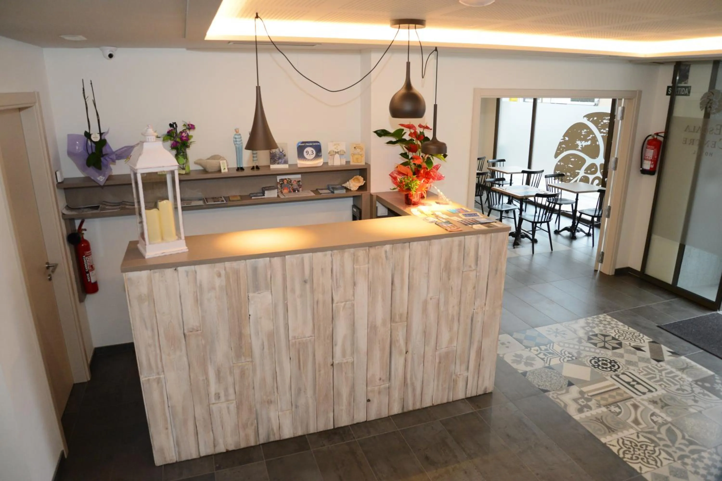Lobby or reception in Hotel L'Escala Centre