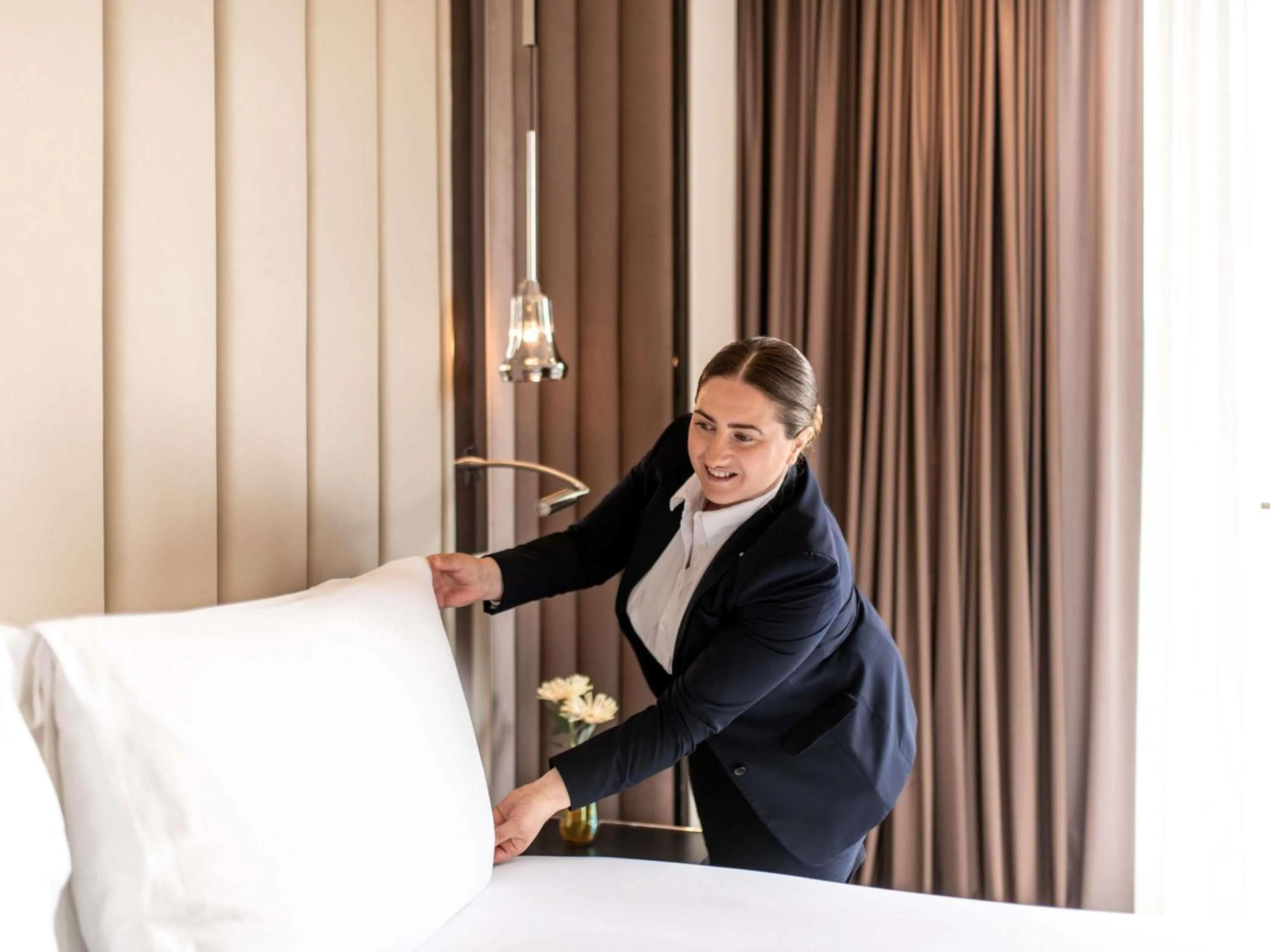 Bedroom in Sofitel Frankfurt Opera