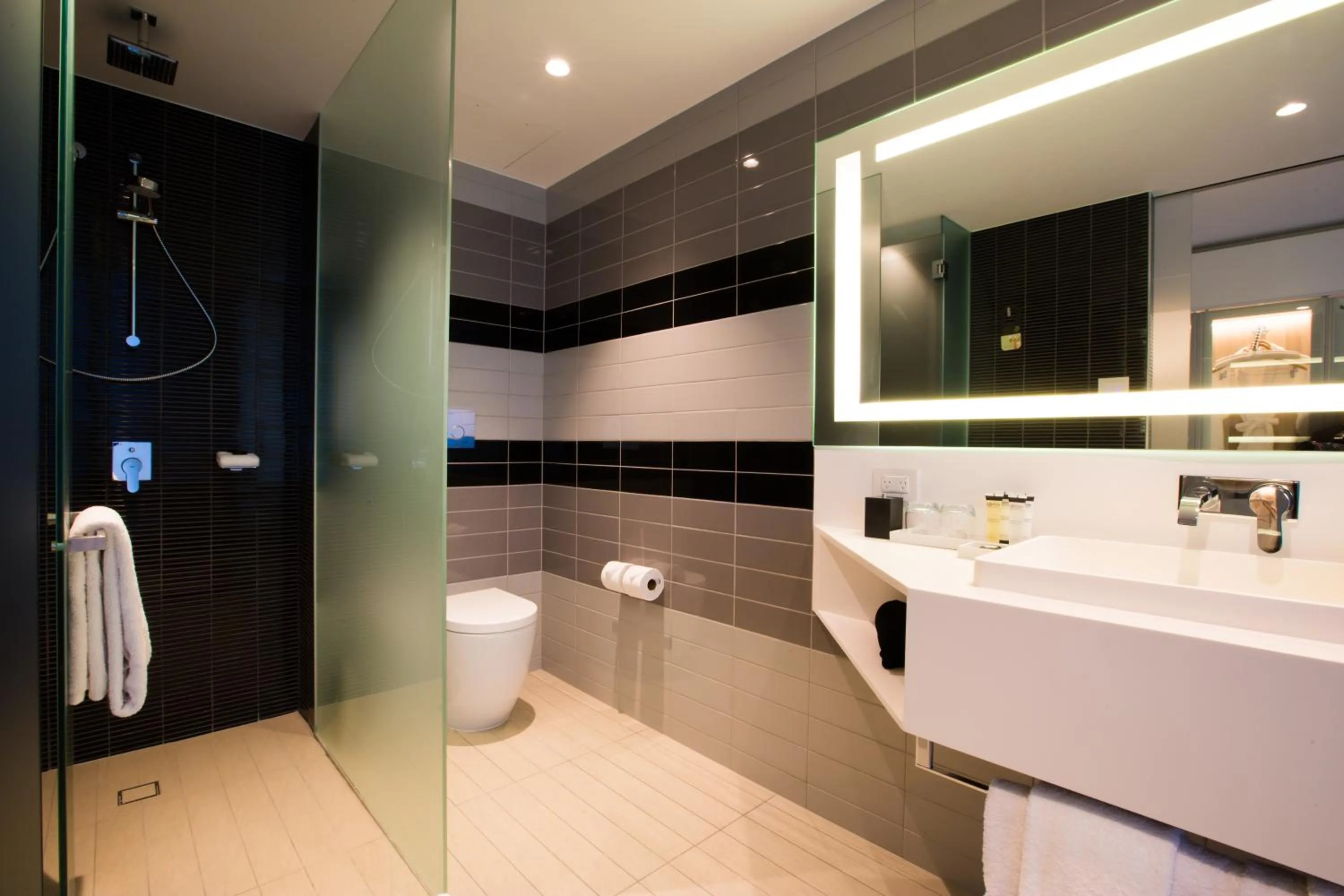 Toilet in Pullman Sydney Airport