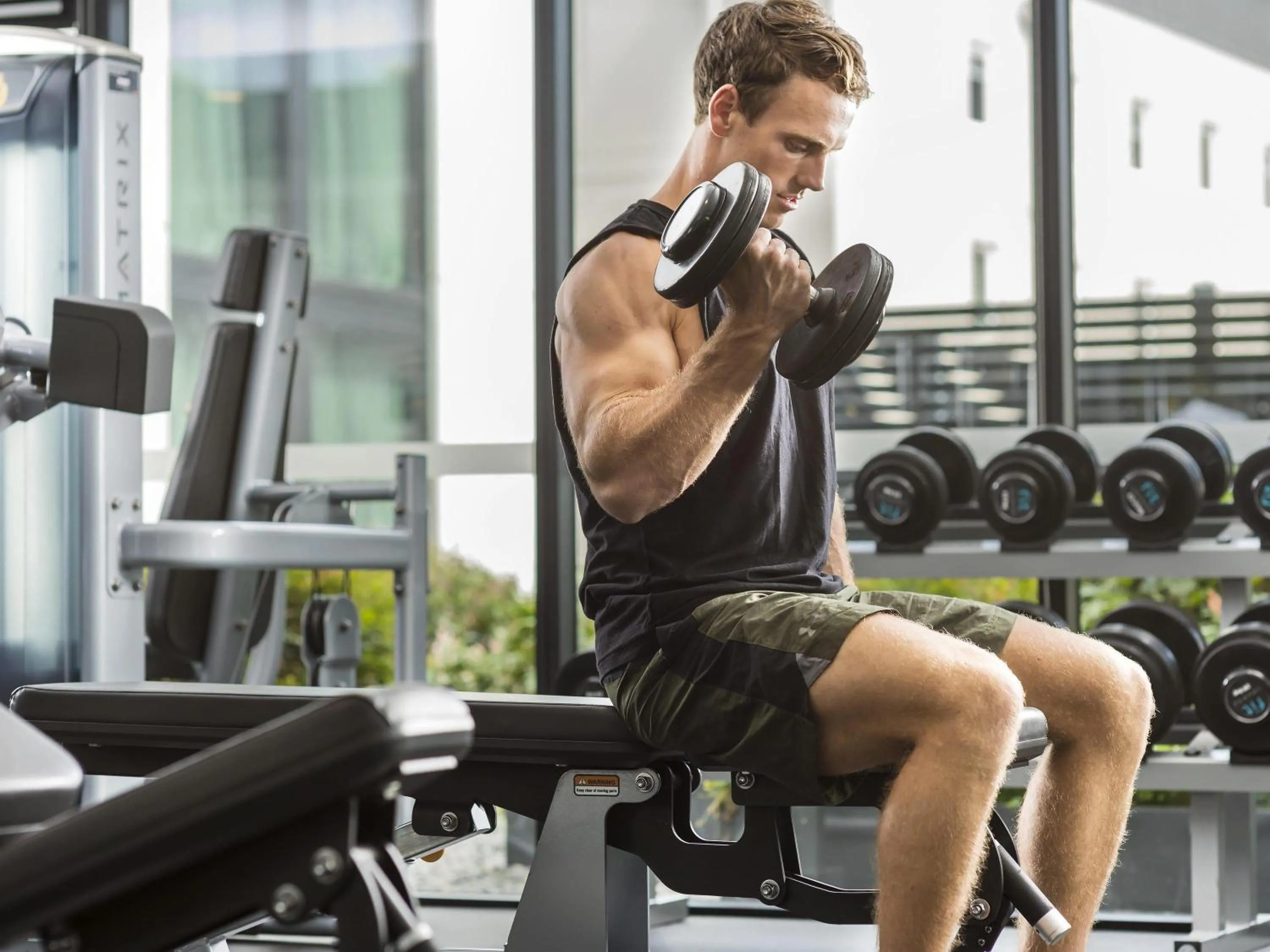 Fitness centre/facilities in Pullman Sydney Airport