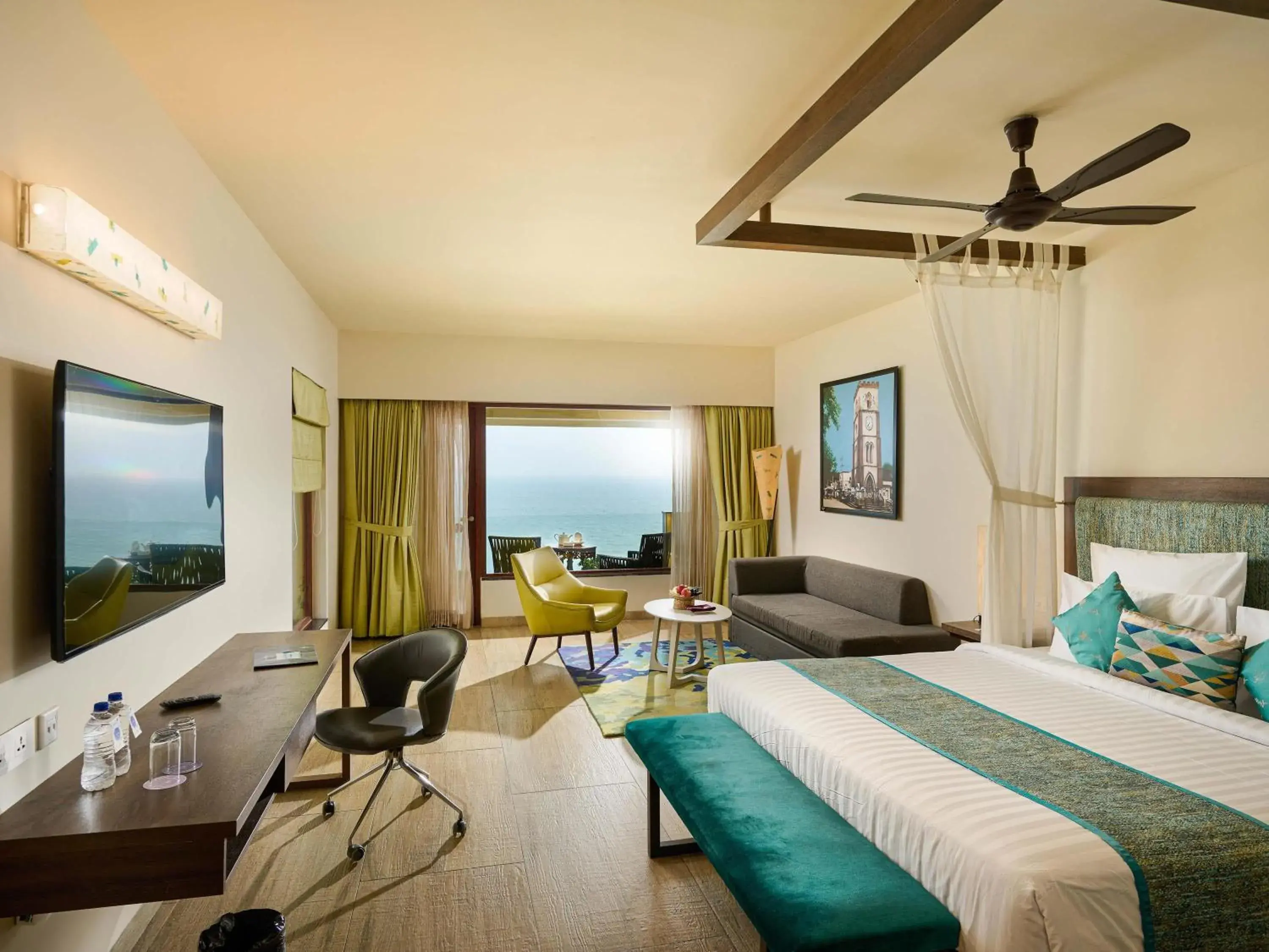 Deluxe Double Room with Balcony - single occupancy - Oceanfront in The Bheemli Resort Managed by AccorHotels Deluxe Double Room with Balcony - single occupancy - Oceanfront in The Bheemli Resort Managed by AccorHotels