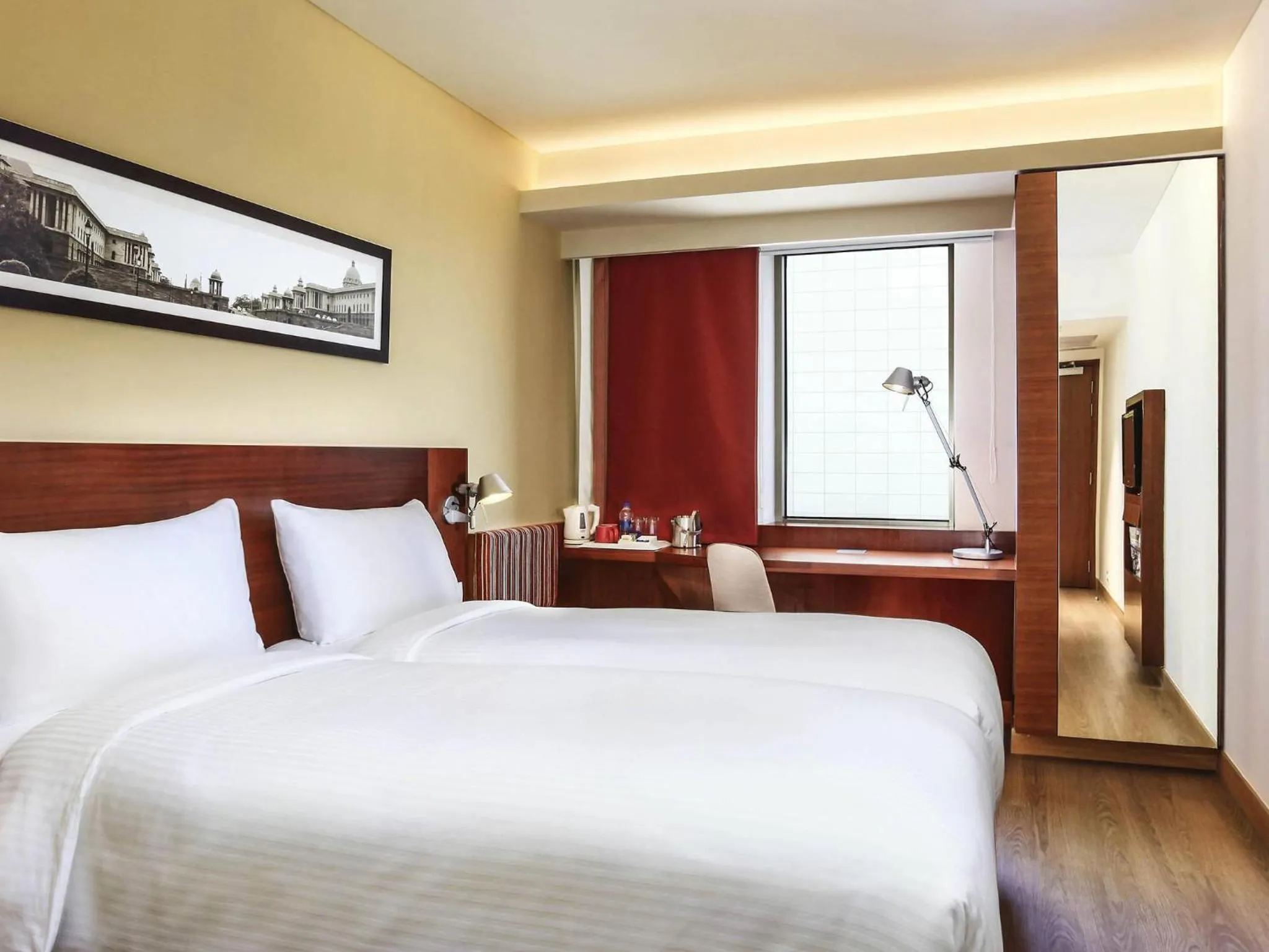 Bedroom, Bed in ibis Hyderabad Hitec City - An Accor Brand