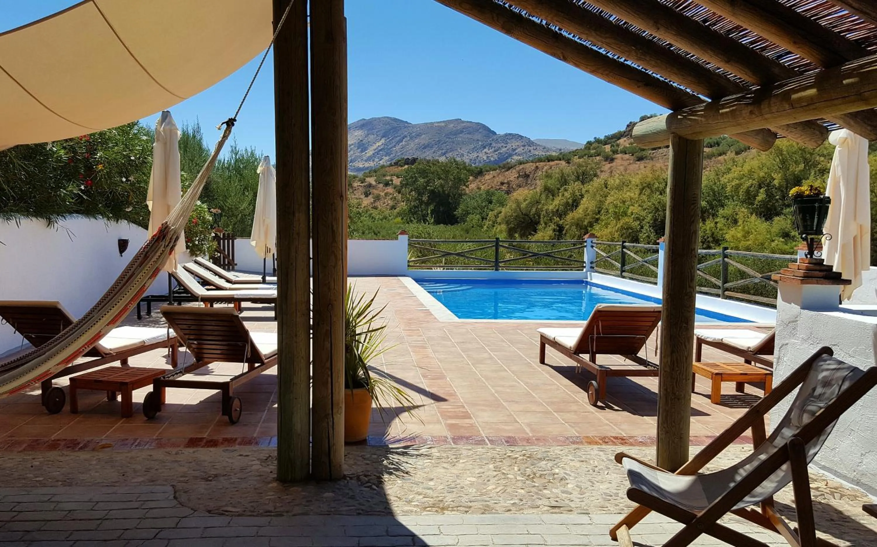 Natural landscape in Casa Olea