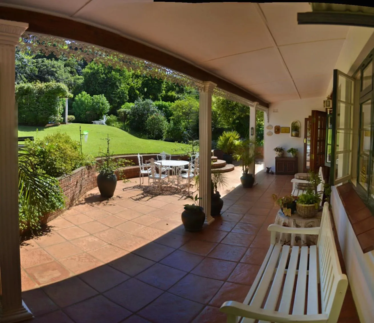 Patio in Brevisbrook B&B