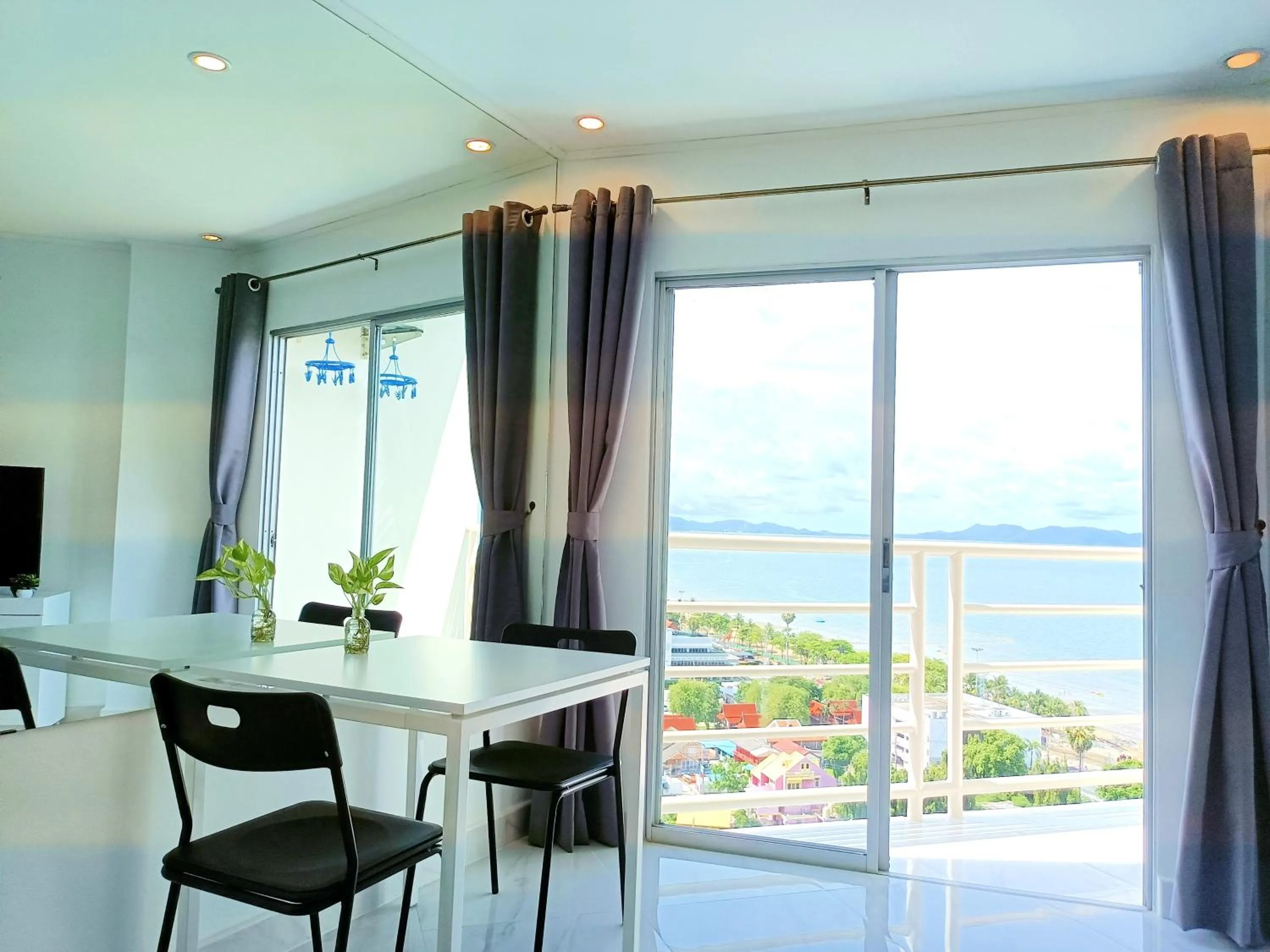 View (from property/room) in Sea View Beachfront Condos Pattaya Jomtien Beach