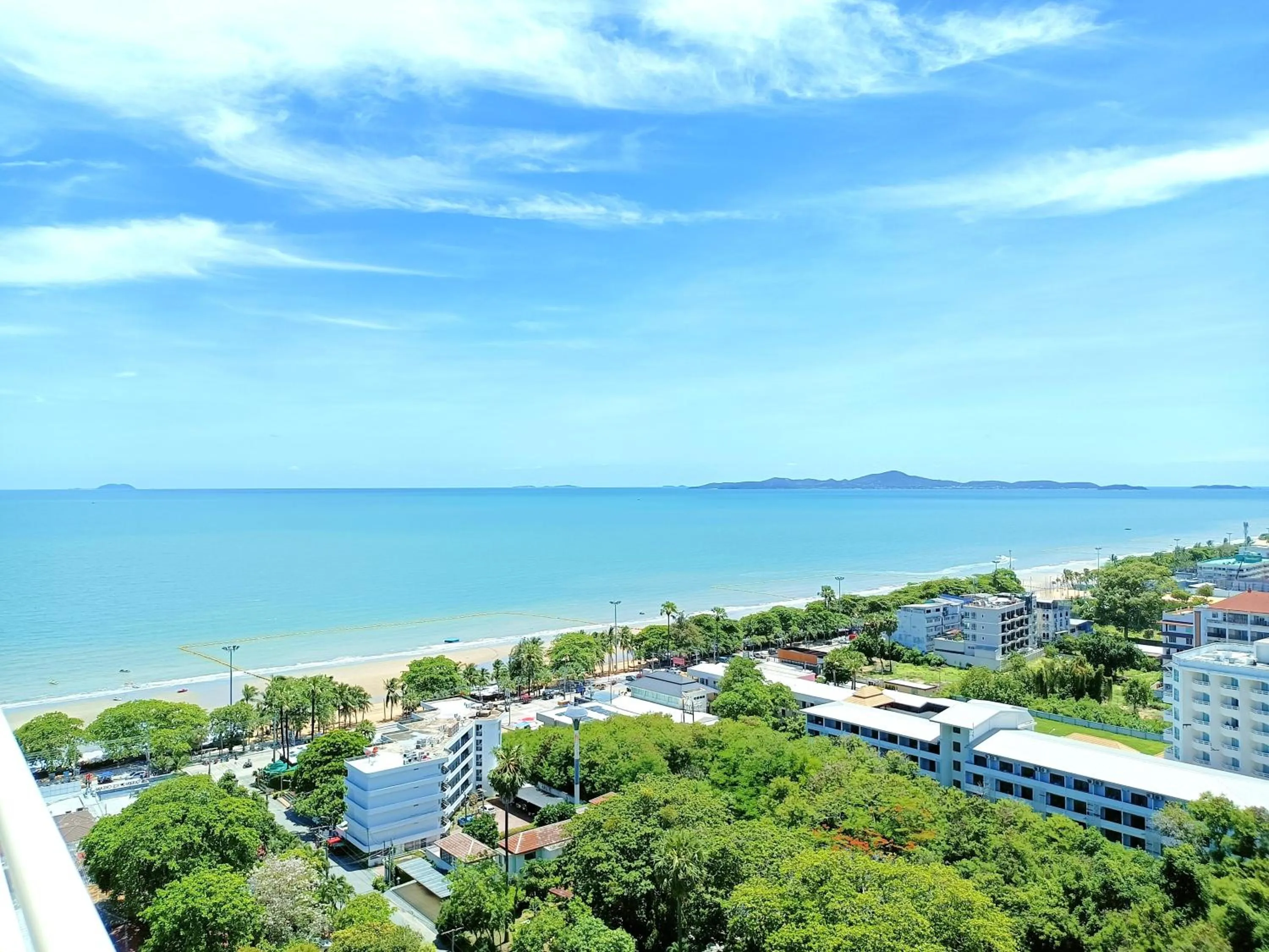 View (from property/room) in Sea View Beachfront Condos Pattaya Jomtien Beach