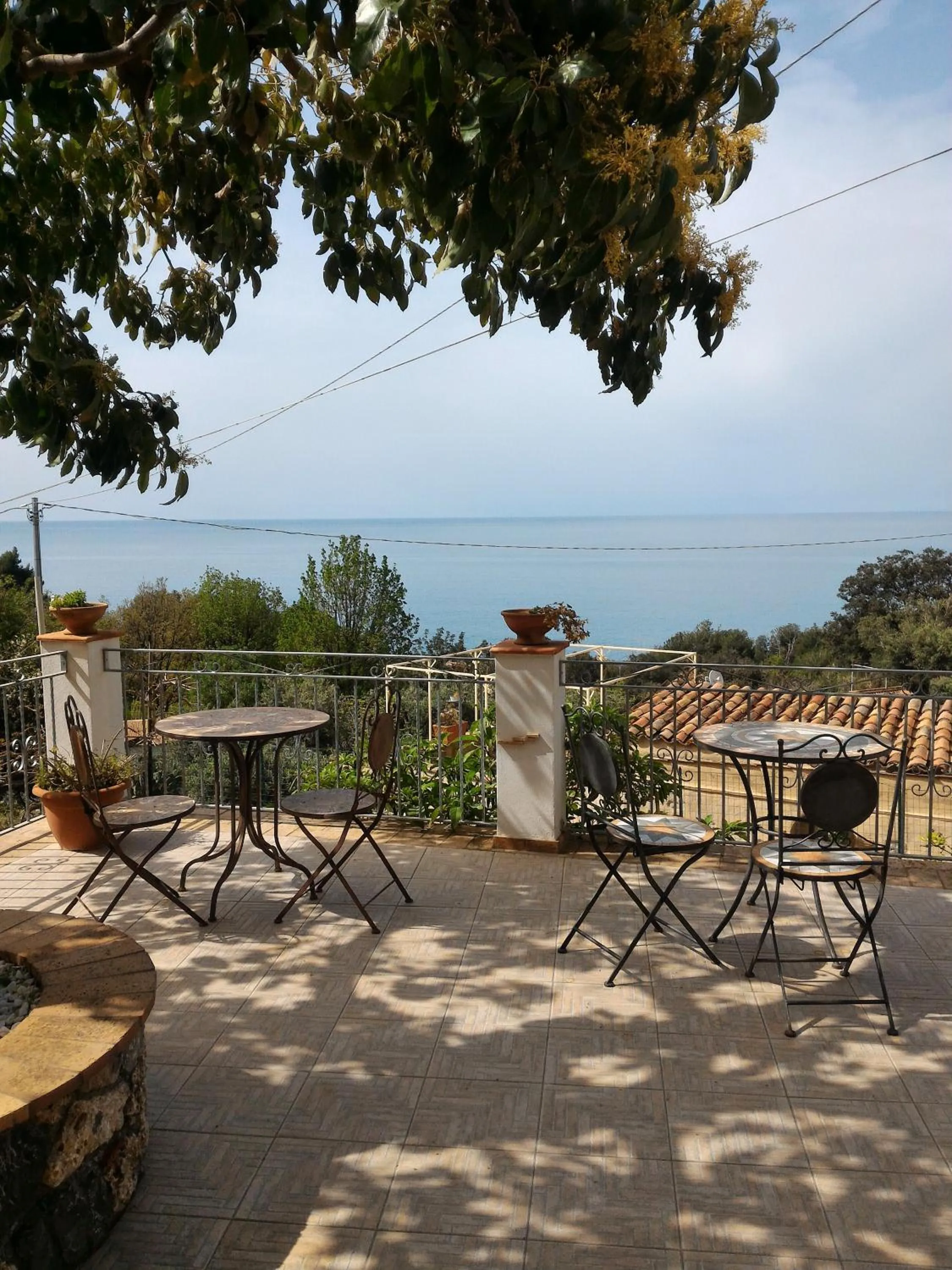 Patio in B&B Mariposa