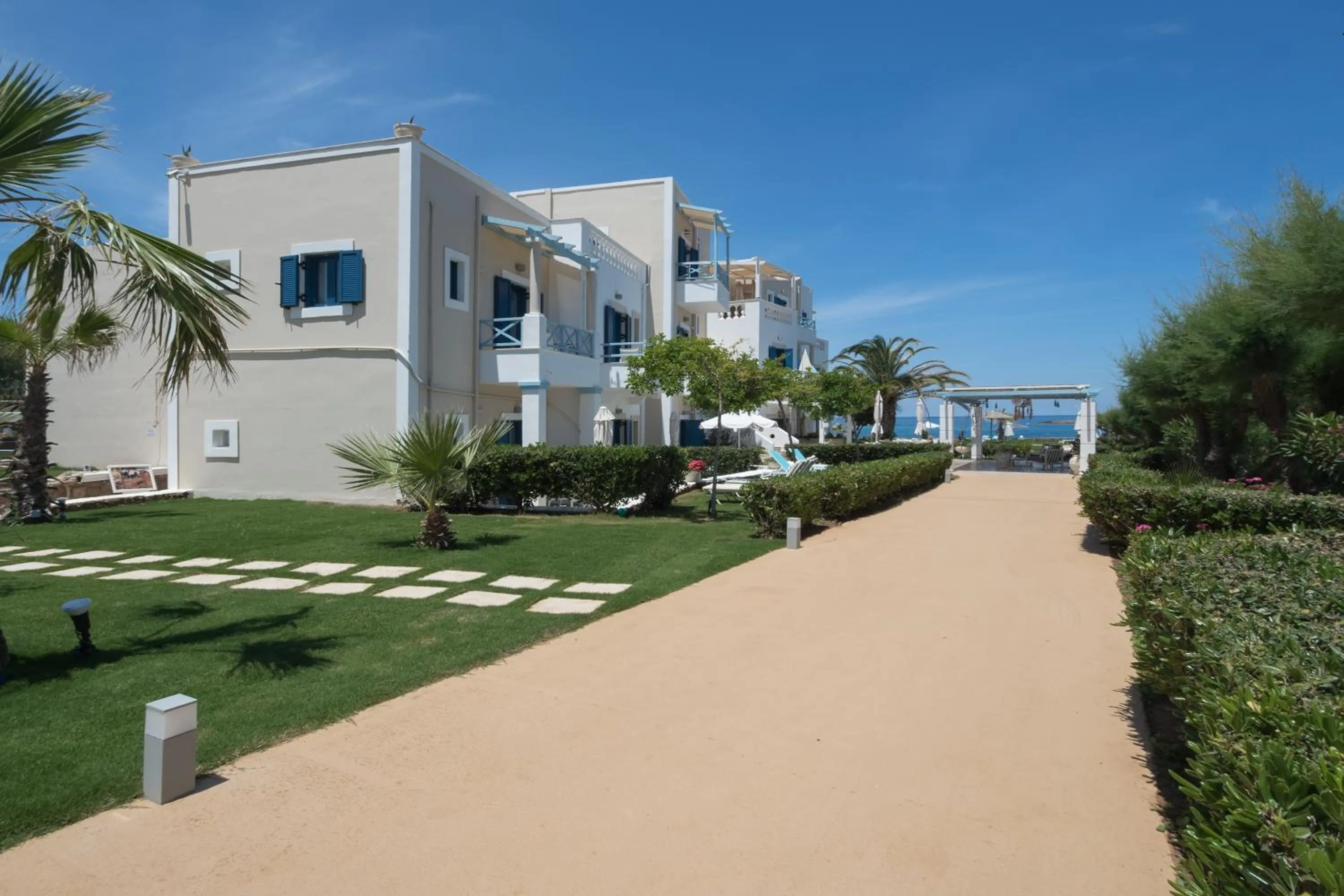 Property building in Pyrgos Beach Hotel Apartments