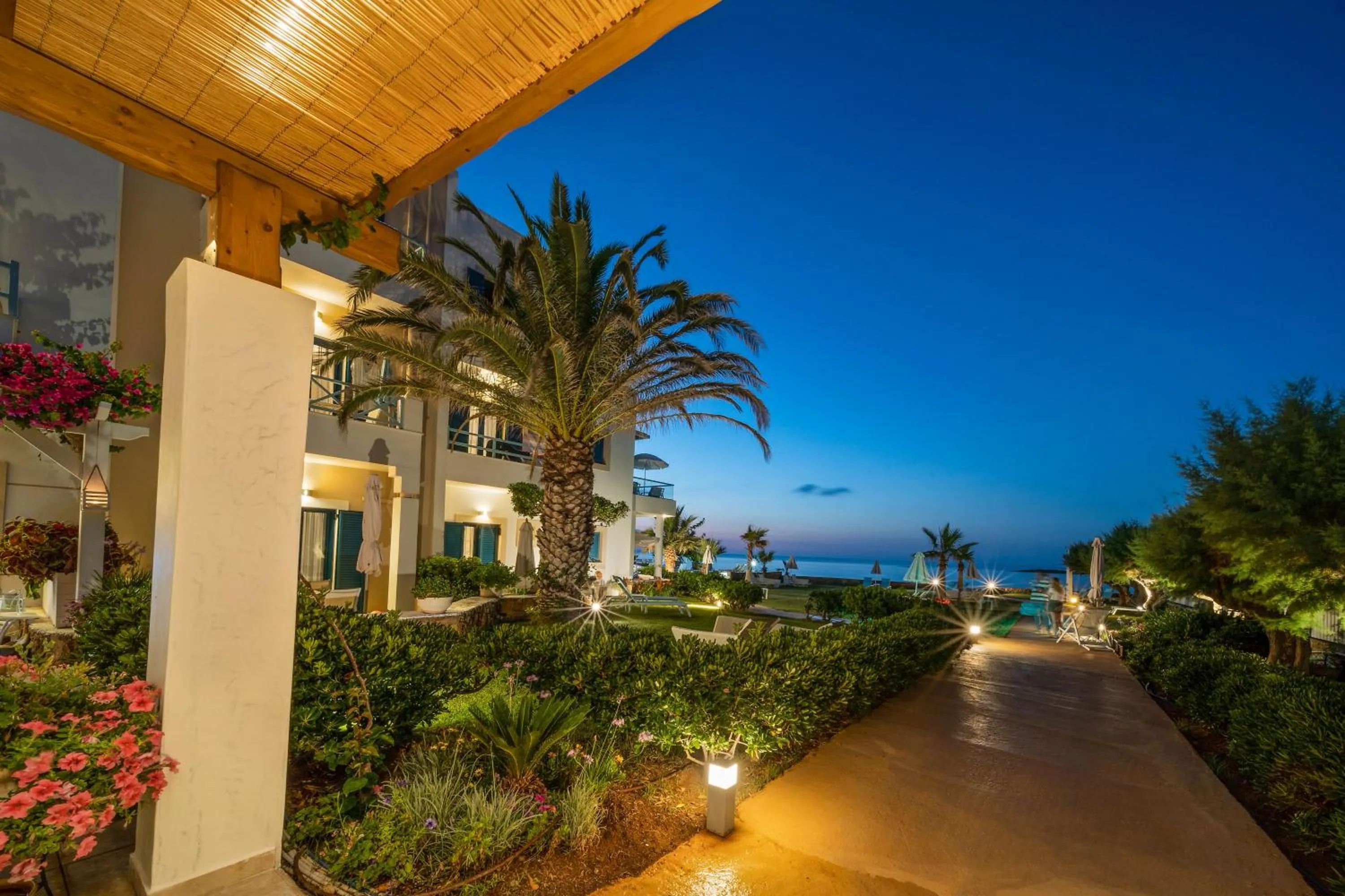 Property building in Pyrgos Beach Hotel Apartments