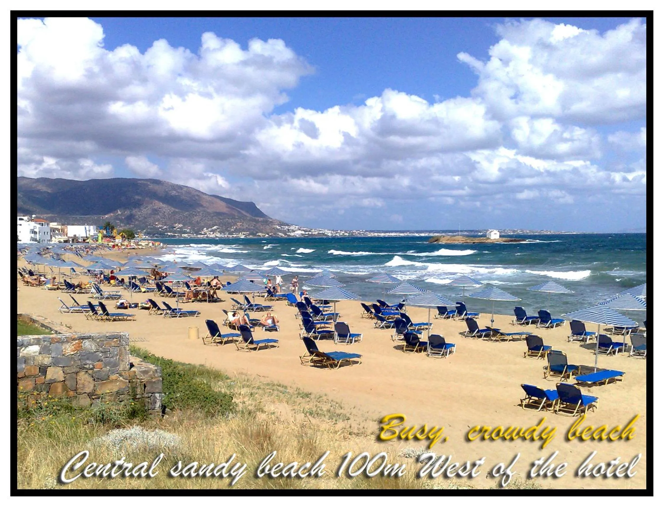 Beach in Pyrgos Beach Hotel Apartments