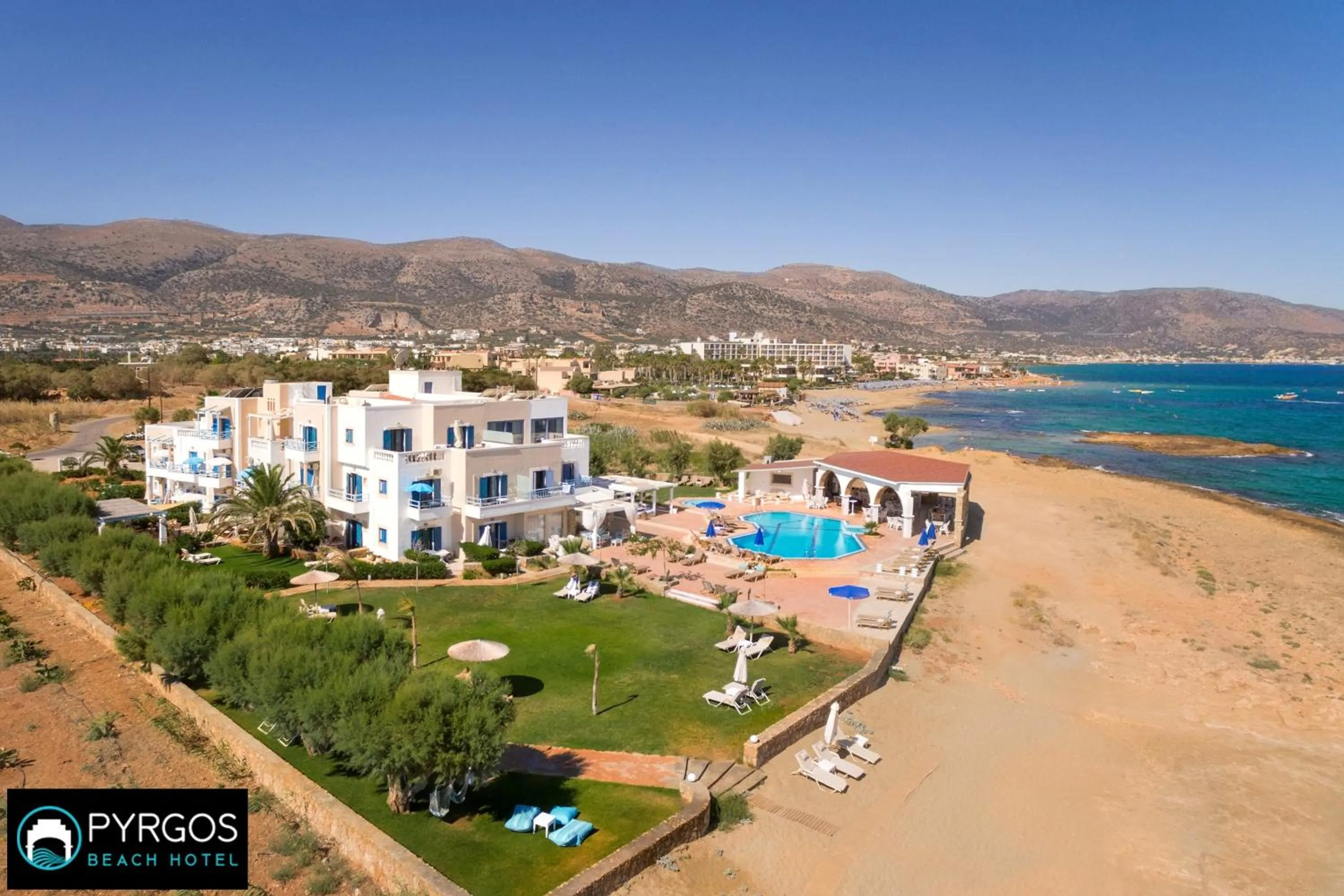 Bird's eye view in Pyrgos Beach Hotel Apartments