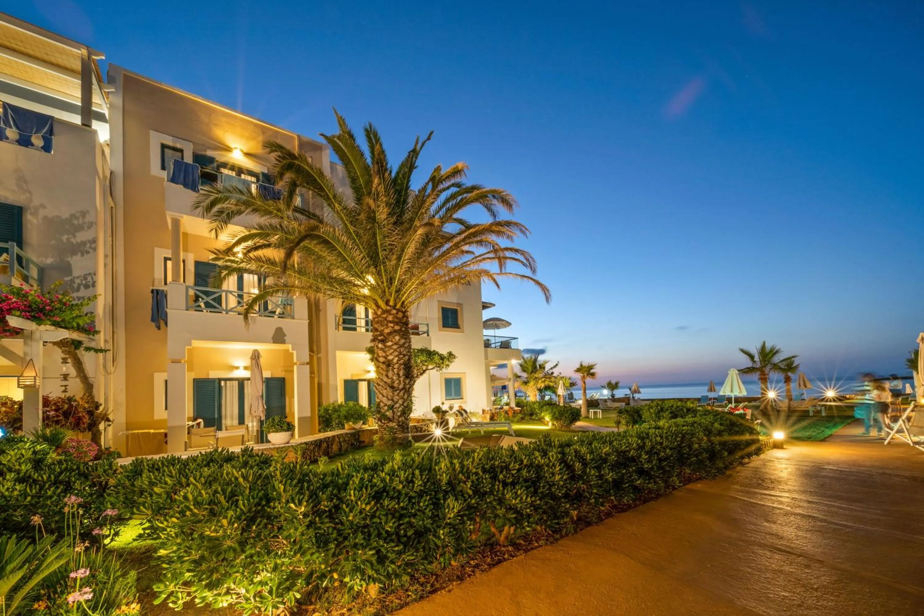 Property building in Pyrgos Beach Hotel Apartments