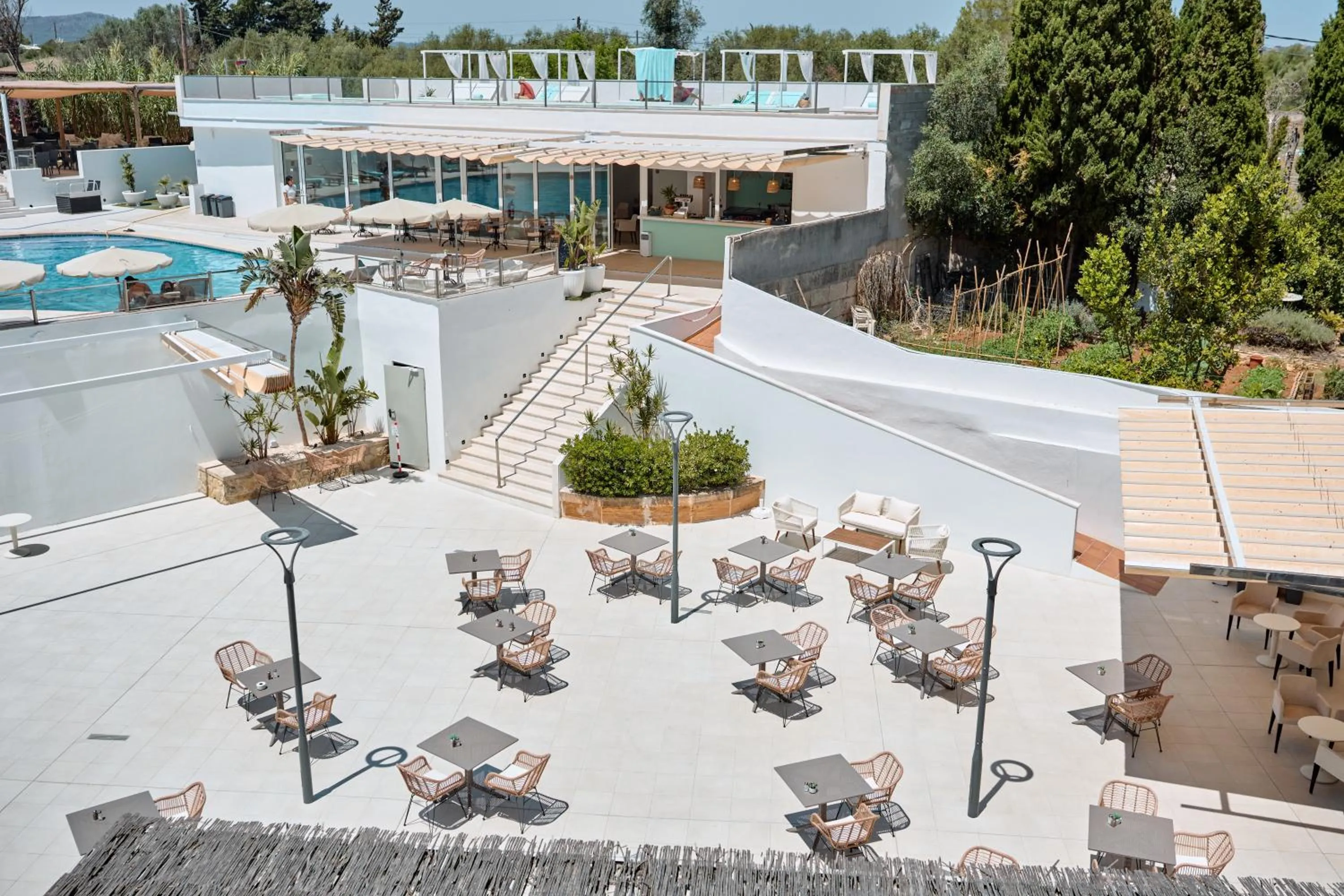 Balcony/Terrace in Hotel Ankaa - Adults Only