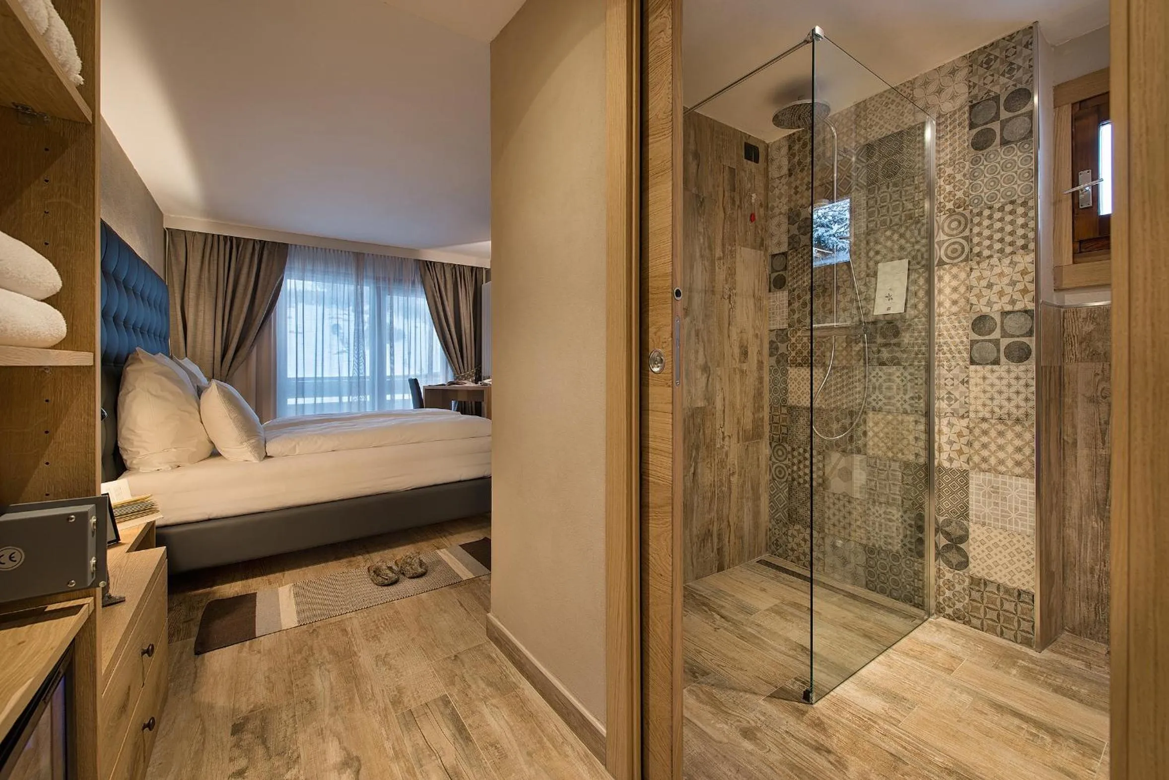 Shower, Bed in Hotel Margherita