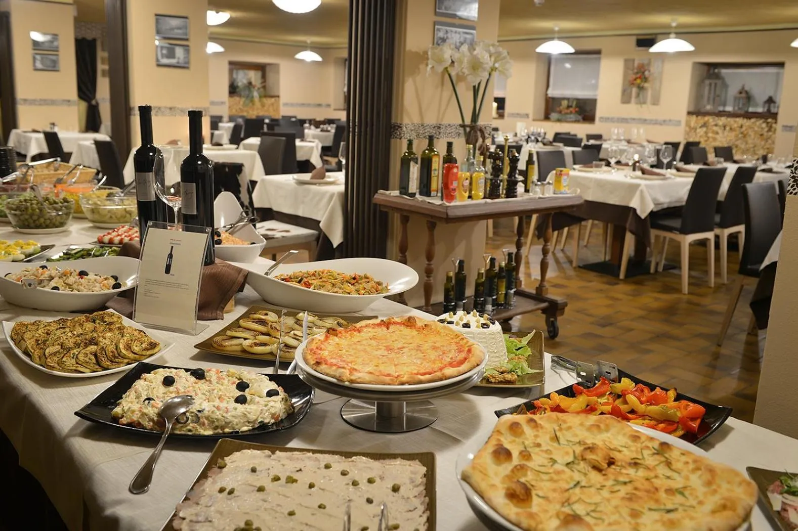 Dining area in Hotel Margherita