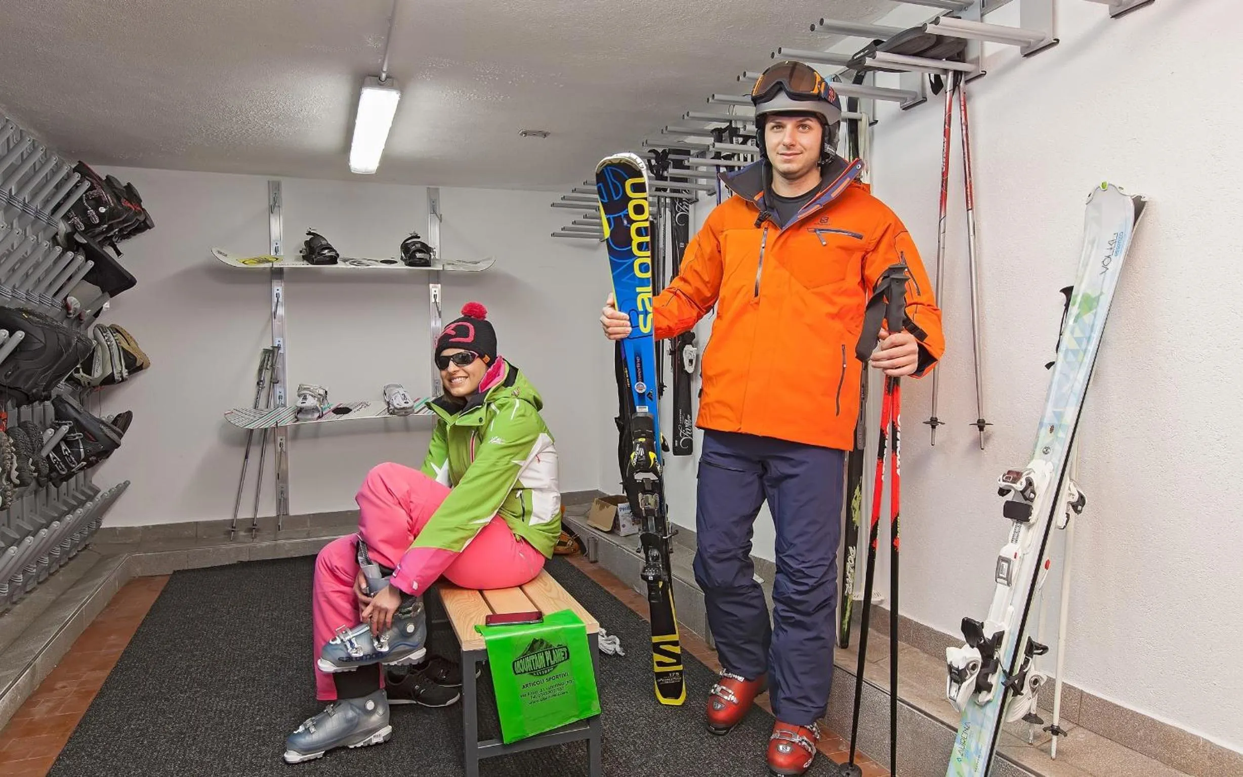 Skiing in Hotel Margherita