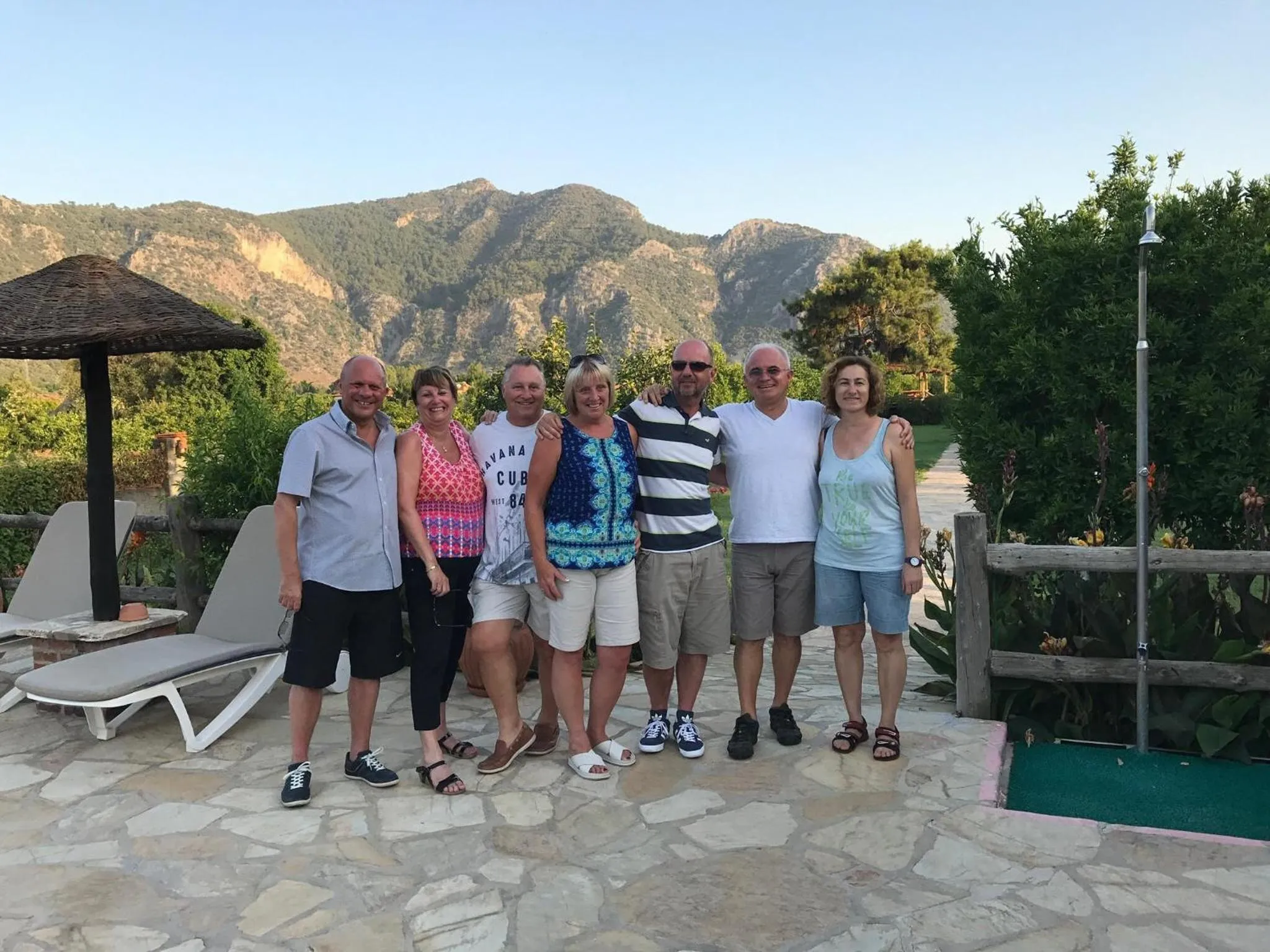 group of guests in Sedir Resort - Hotel Rooms, Bungalows & Suites