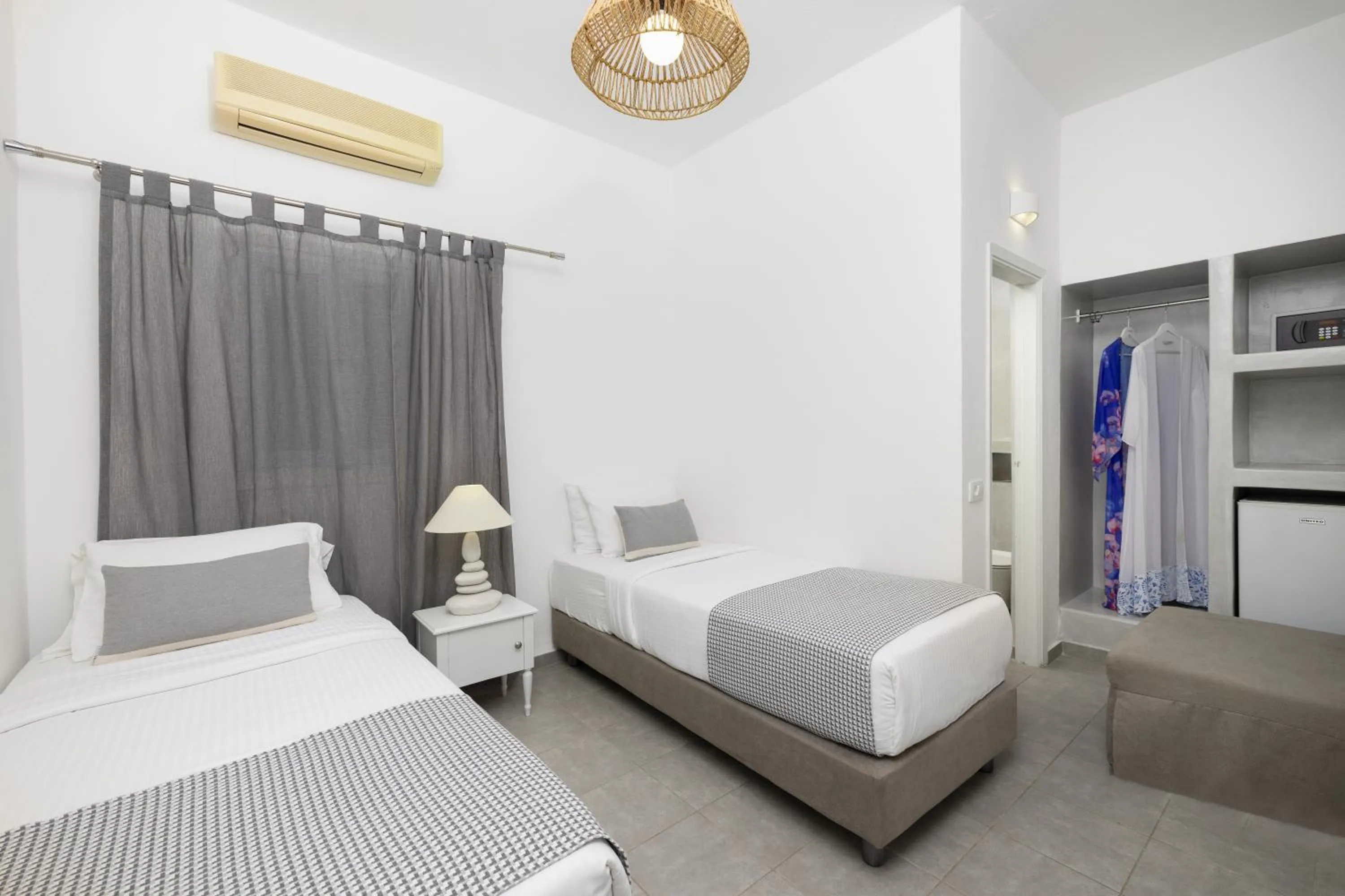 Bed in Akrotiri Hotel