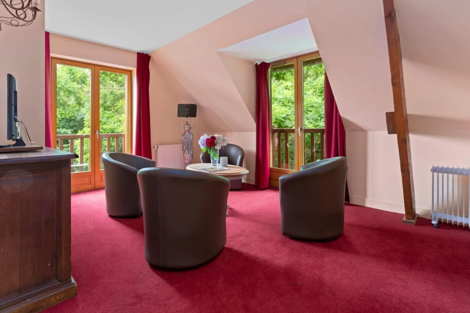 Living room in Hôtel Le Romantica