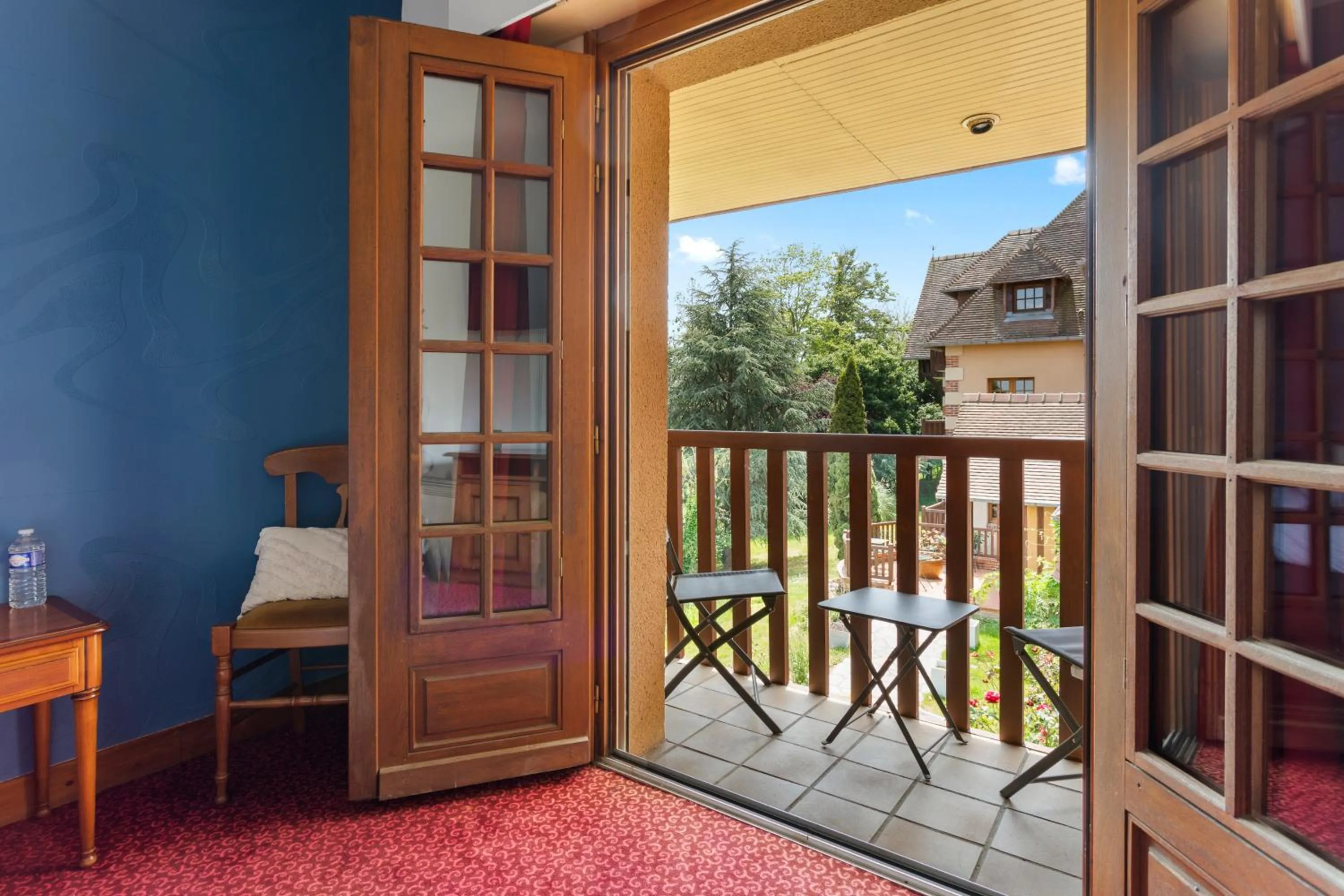 Balcony/Terrace in Hôtel Le Romantica