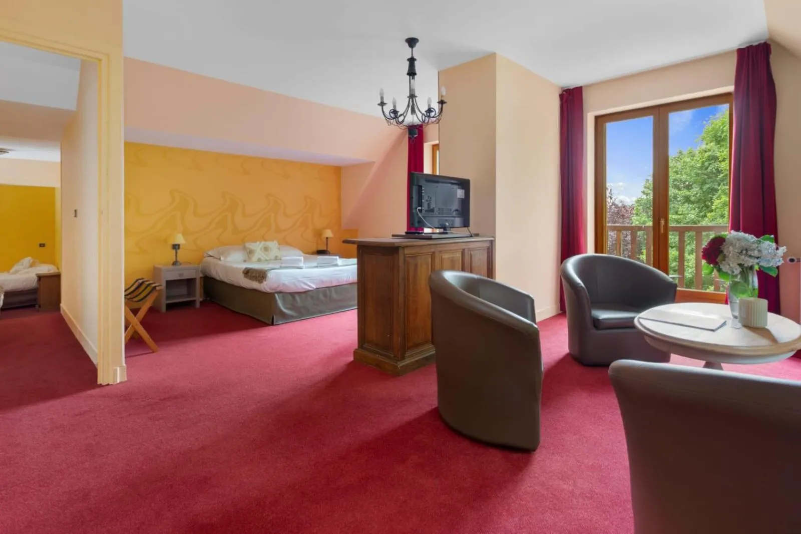 Bed in Hôtel Le Romantica