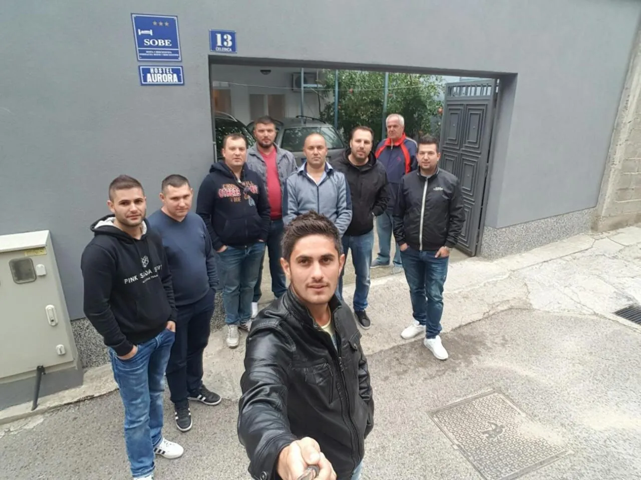 group of guests in Guesthouse Aurora