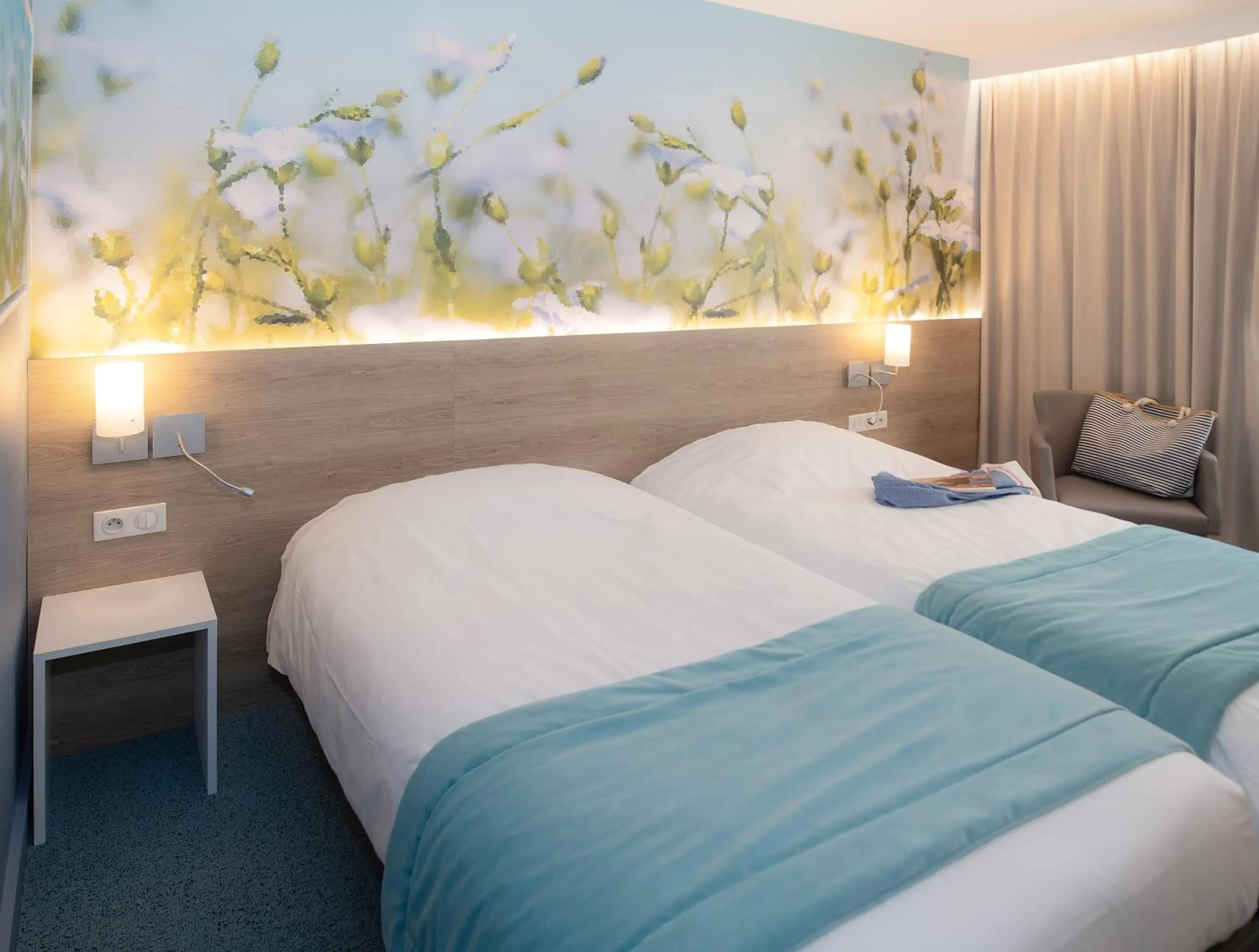 Bed in Mercure Trouville Sur Mer