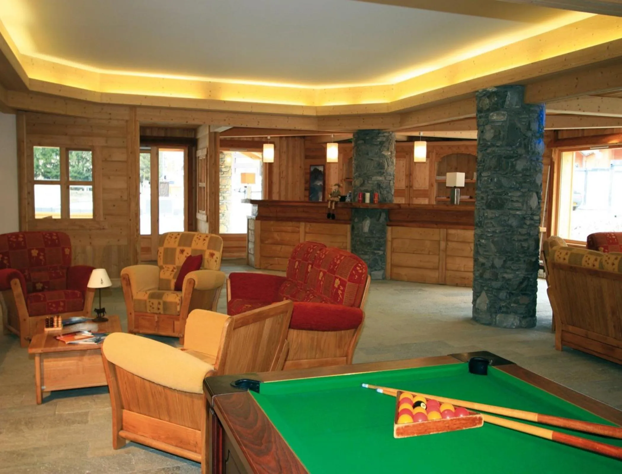 Billiard in Lagrange Vacances Le Hameau du Rocher Blanc