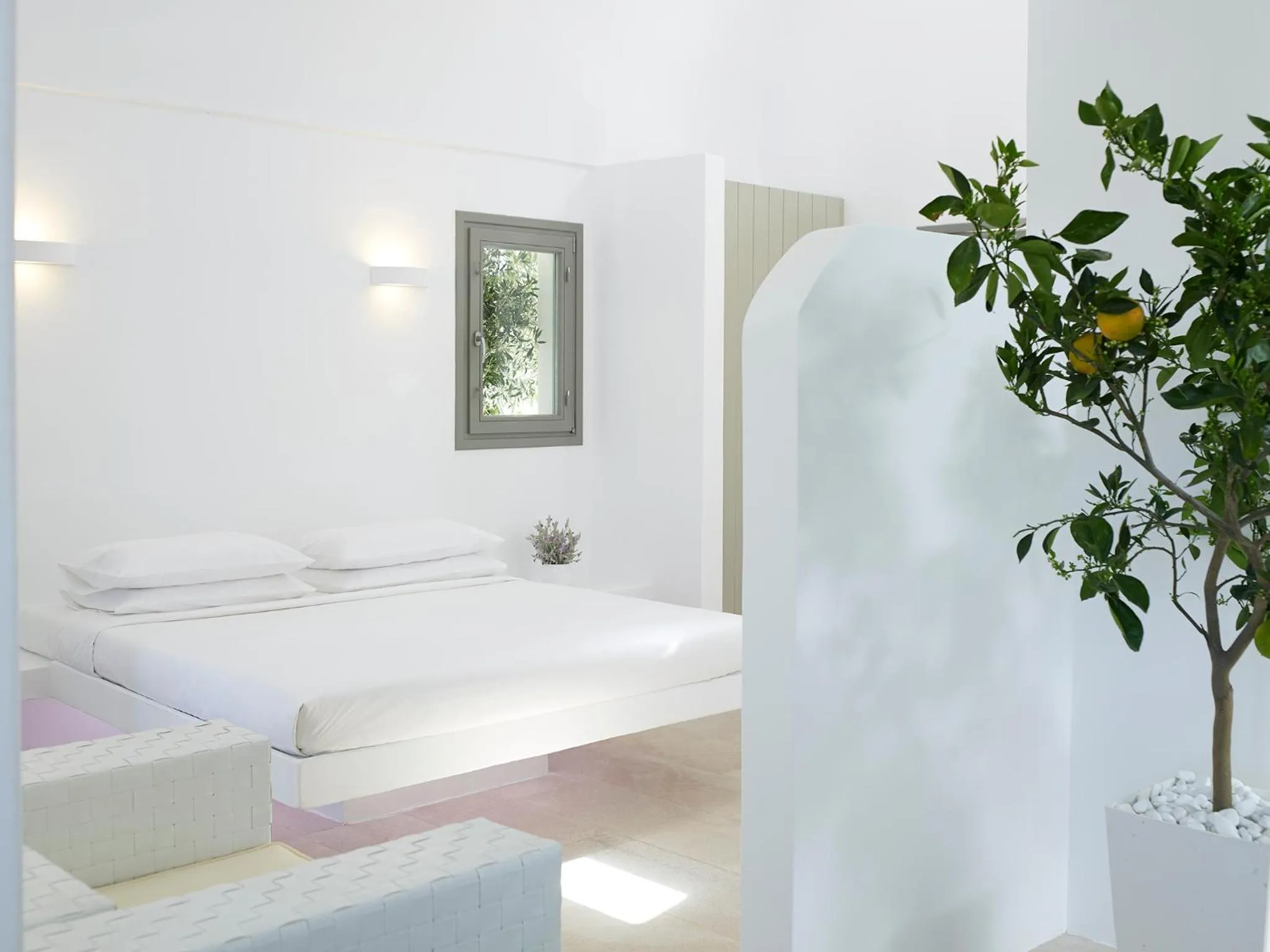 Bedroom, Bed in Aurora Santorini