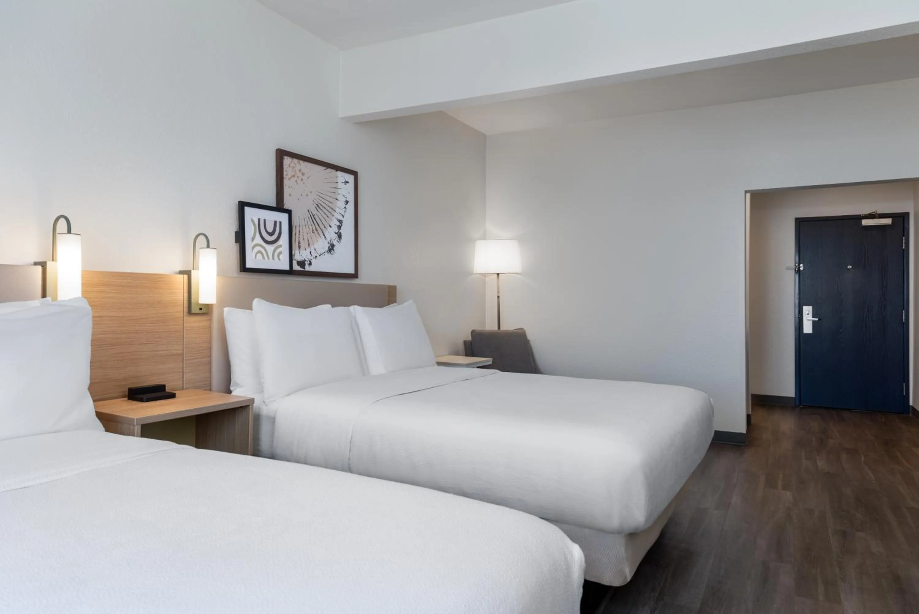 Bed in Spark by Hilton Indianapolis Northeast Fishers