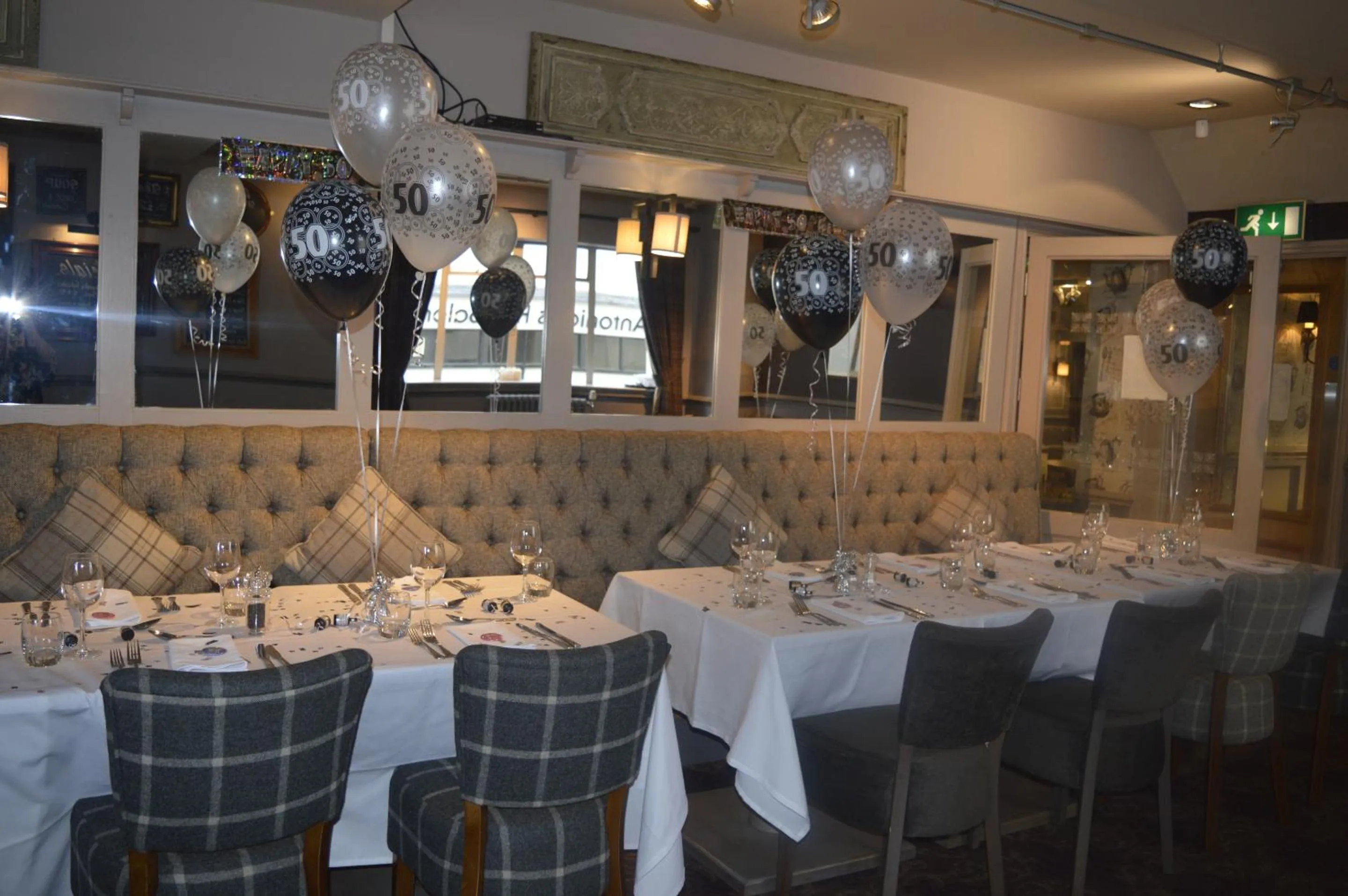 Dining area in The County Hotel