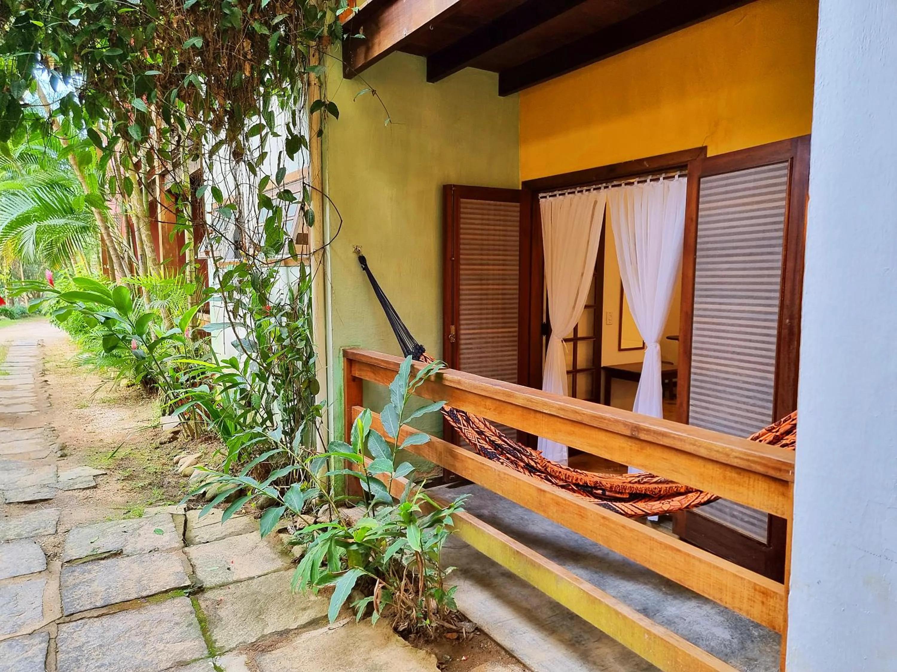 Patio in Pousada Rumo dos Ventos