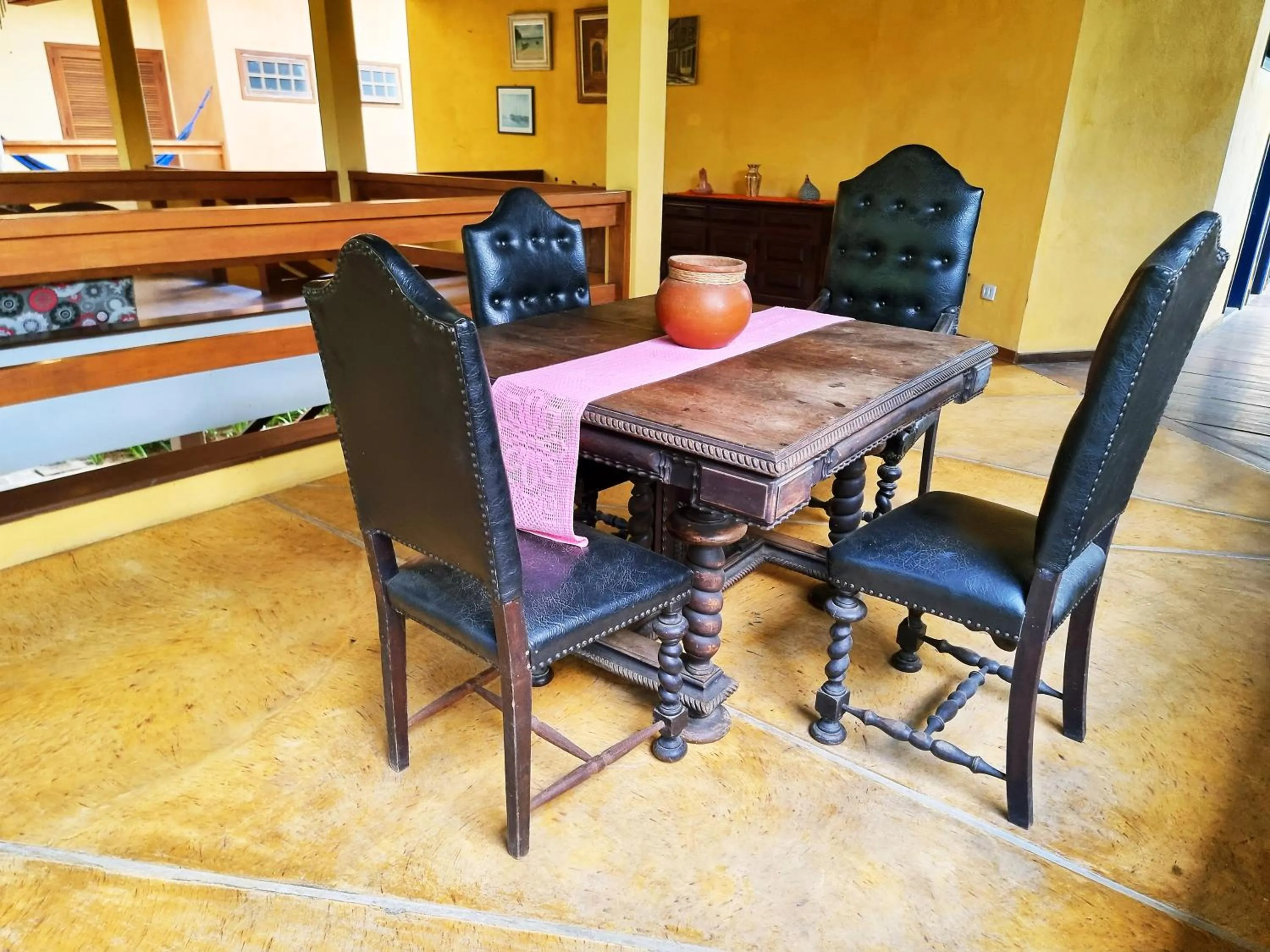 Dining area in Pousada Rumo dos Ventos