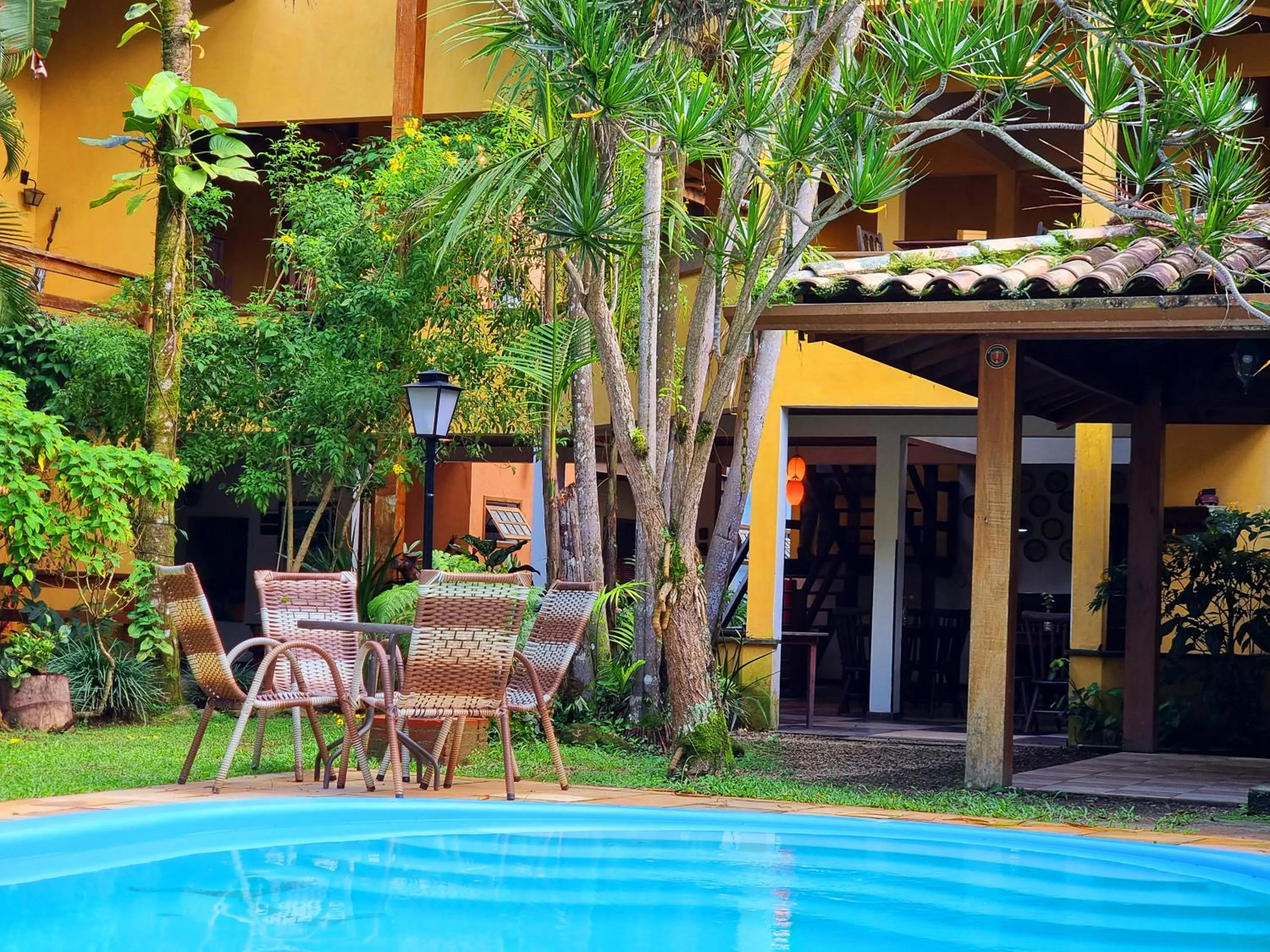 Swimming pool in Pousada Rumo dos Ventos