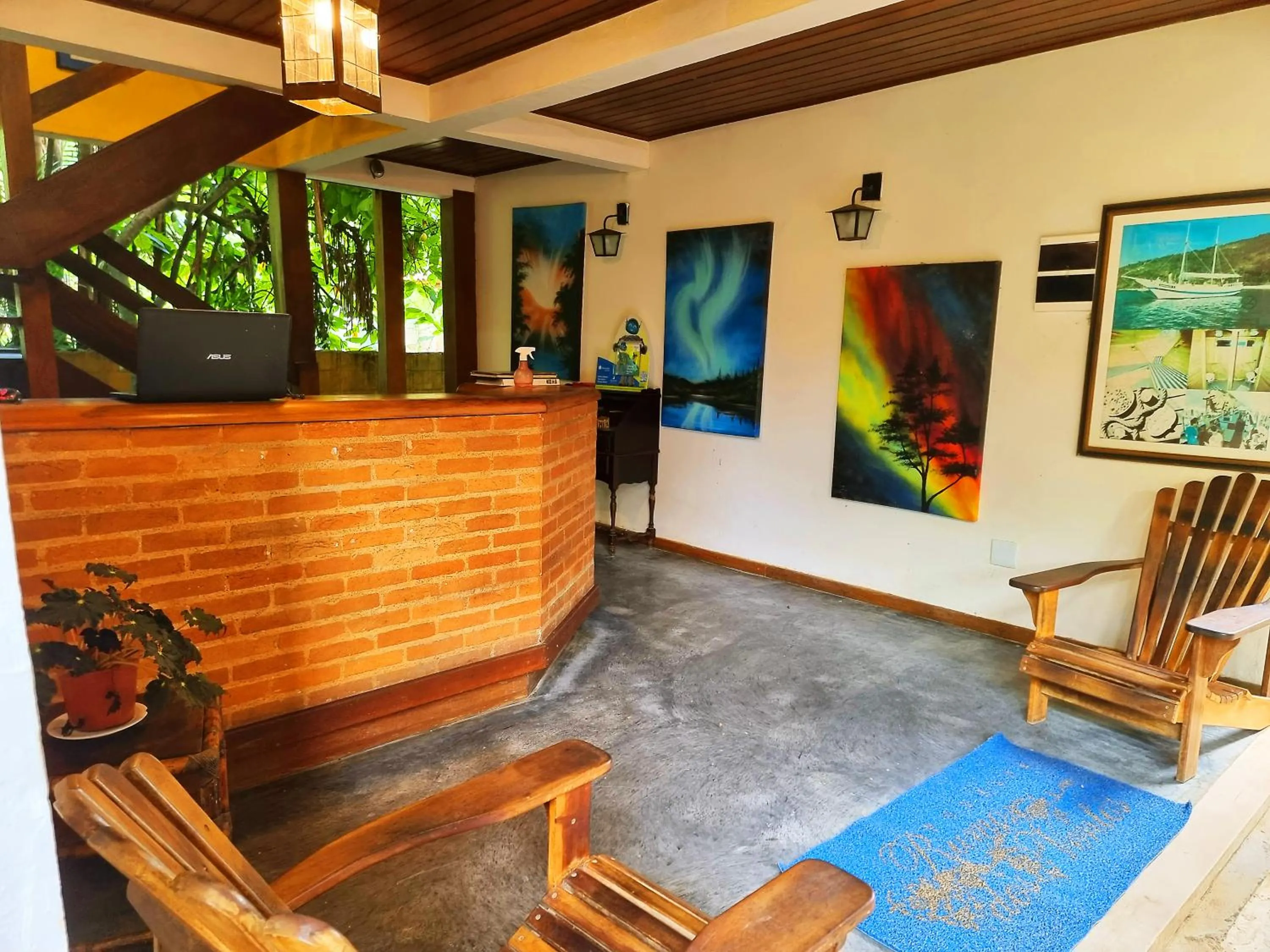Lobby or reception in Pousada Rumo dos Ventos