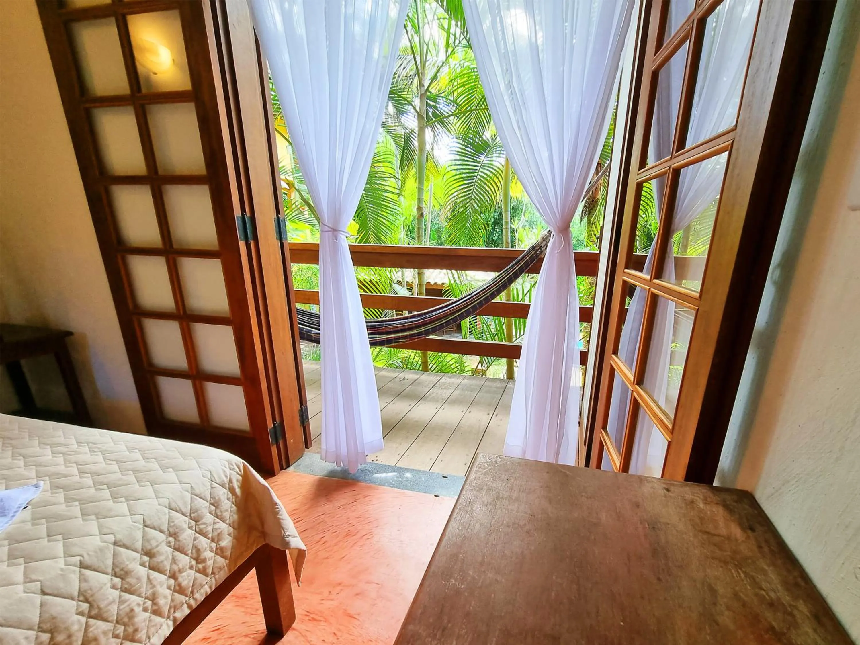Balcony/Terrace in Pousada Rumo dos Ventos