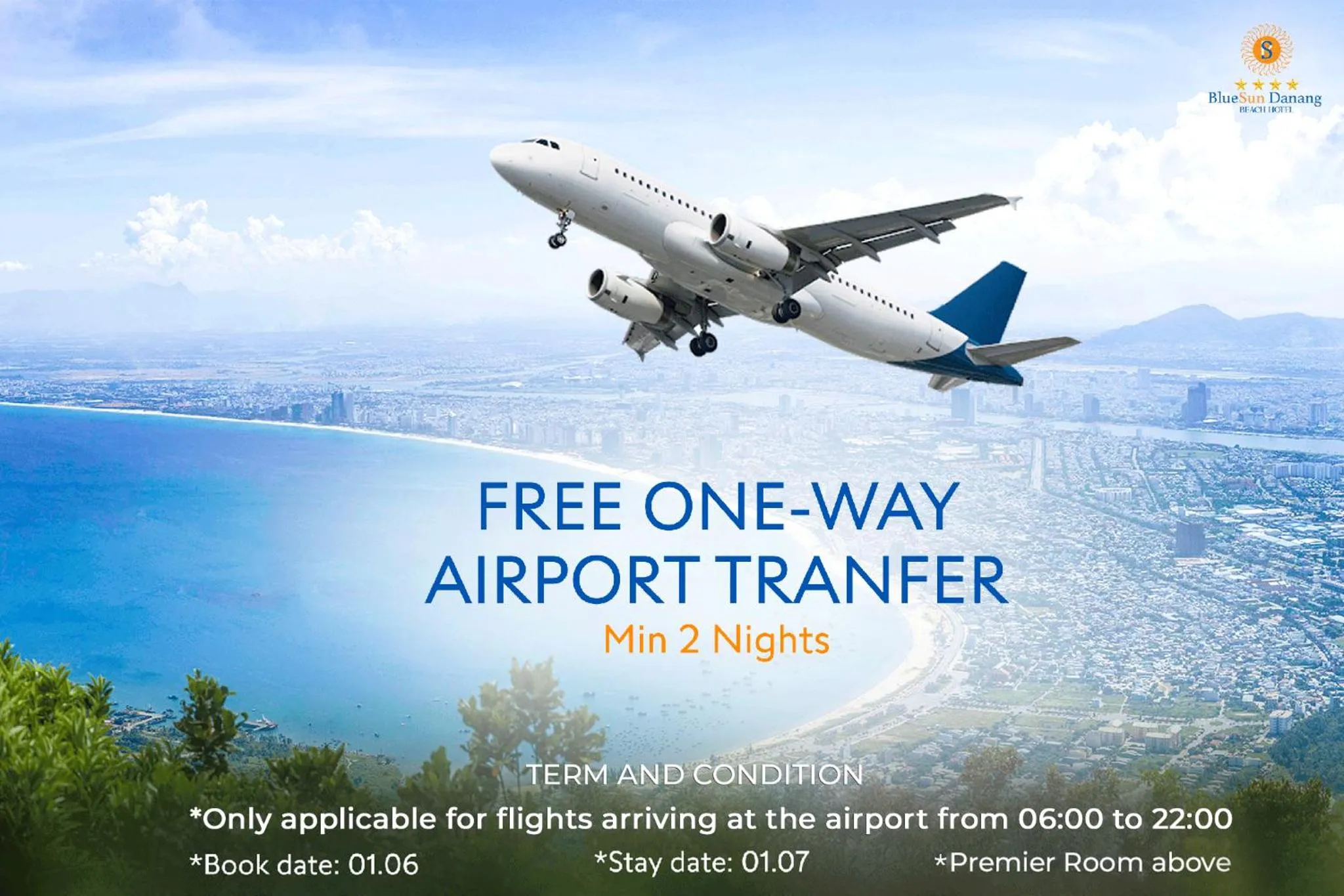 shuttle in BlueSun Danang Beach Hotel