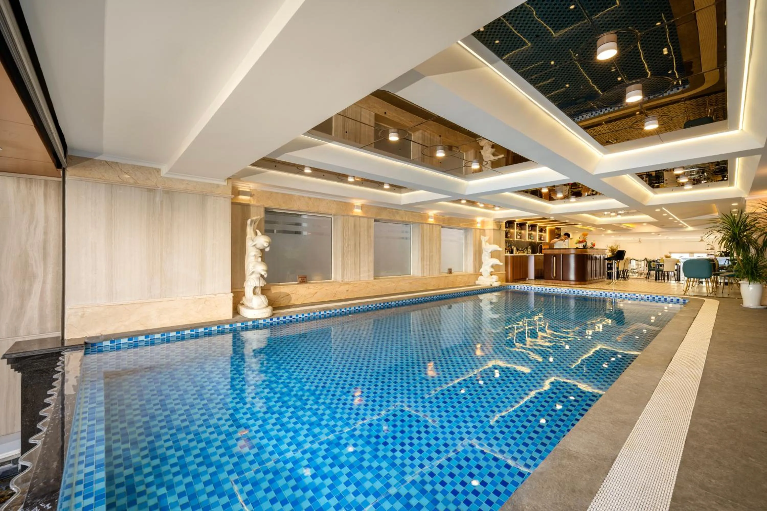 Pool view in BlueSun Danang Beach Hotel