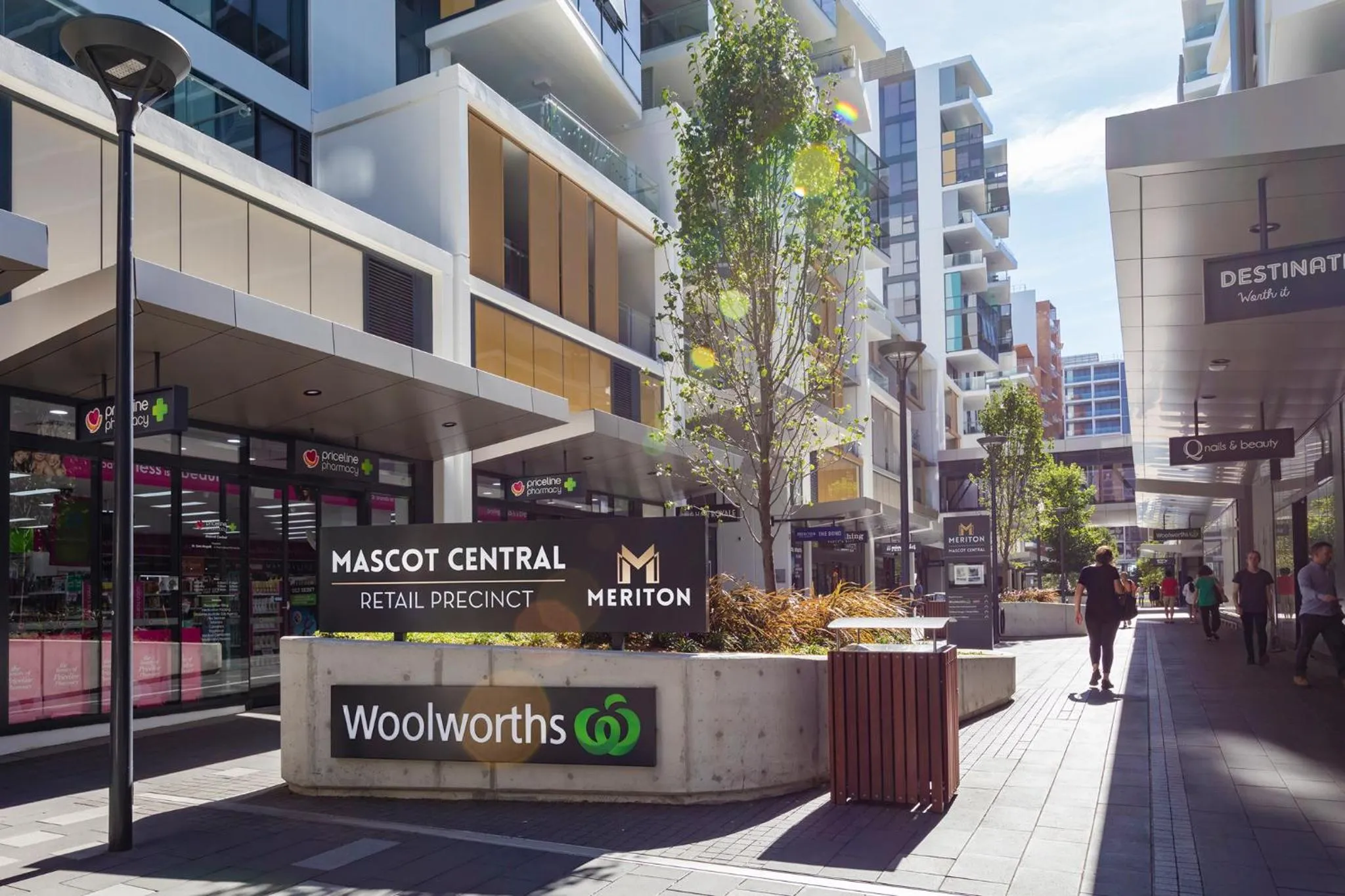 Shopping Area in Meriton Suites Mascot Central