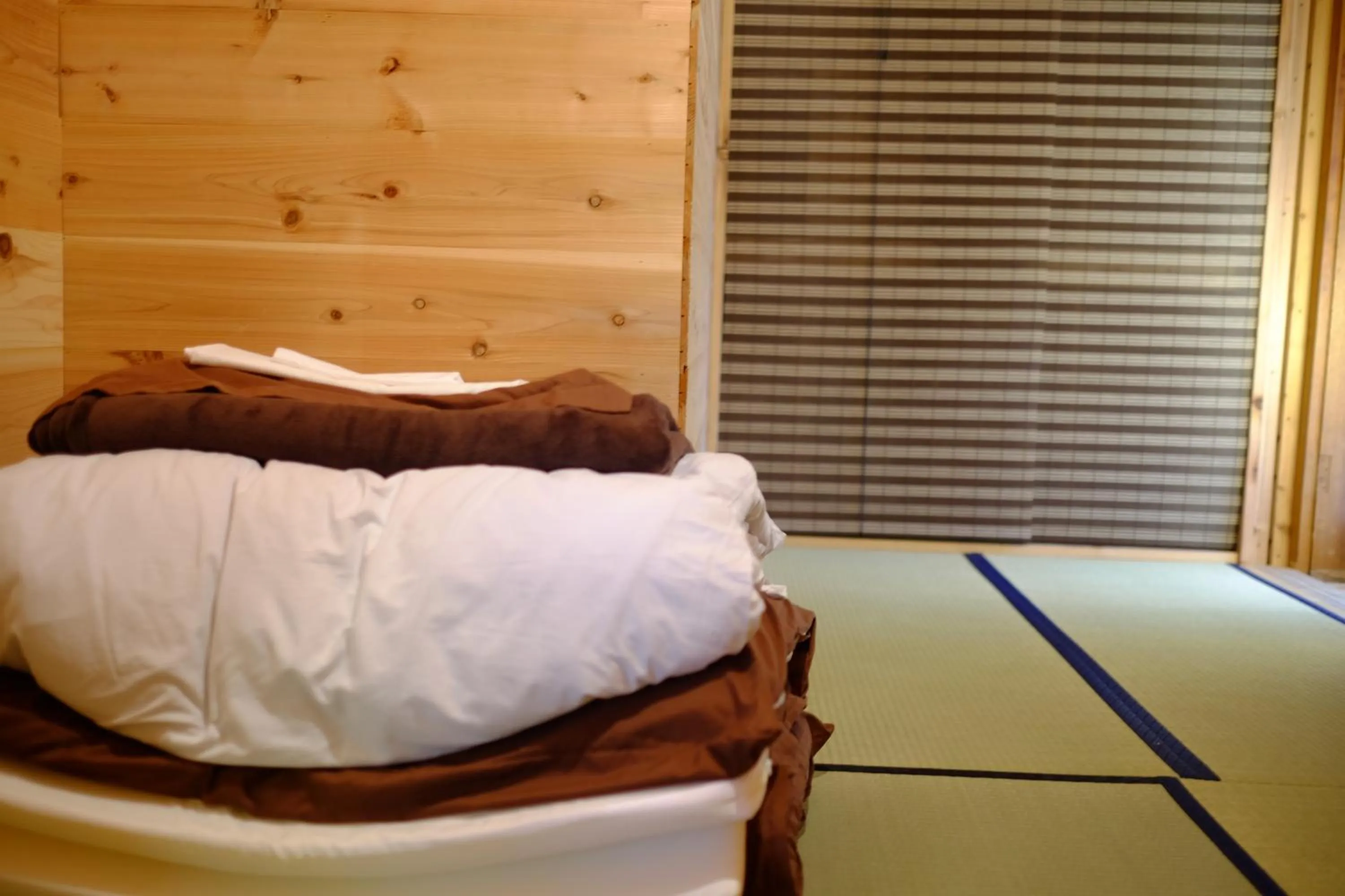 Bed in Hakone Guesthouse Toi