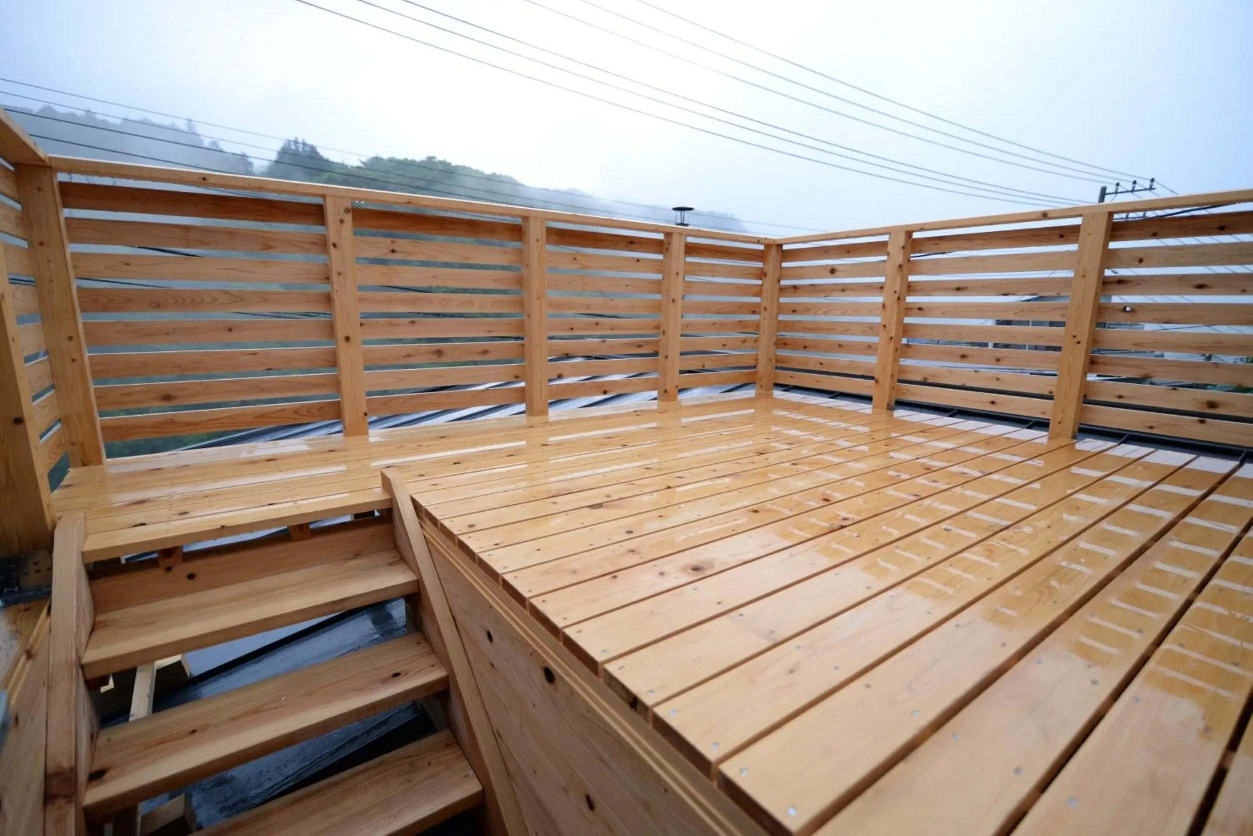 Balcony/Terrace in Hakone Guesthouse Toi